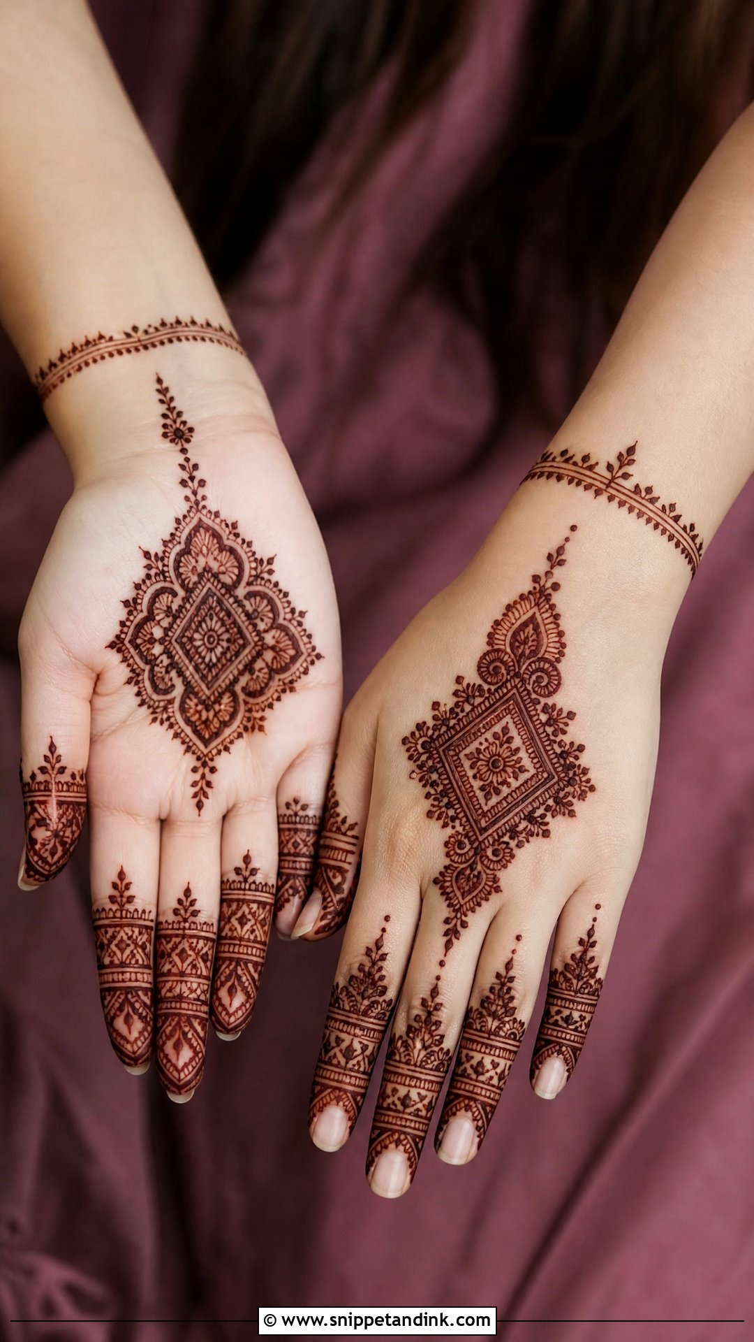 Balochi Simple Mehndi Design - Snippet and Ink - 20 Balochi Mehndi Designs