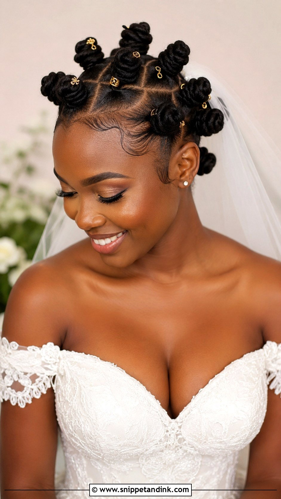 Bantu Knot Bridal Style - Snippet and Ink - 25 Wedding Hairstyles for Black Women