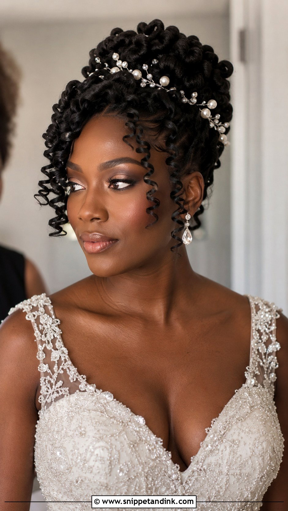 Bantu Knot Curls - Snippet and Ink - 20 Loc Wedding Hairstyles Brides