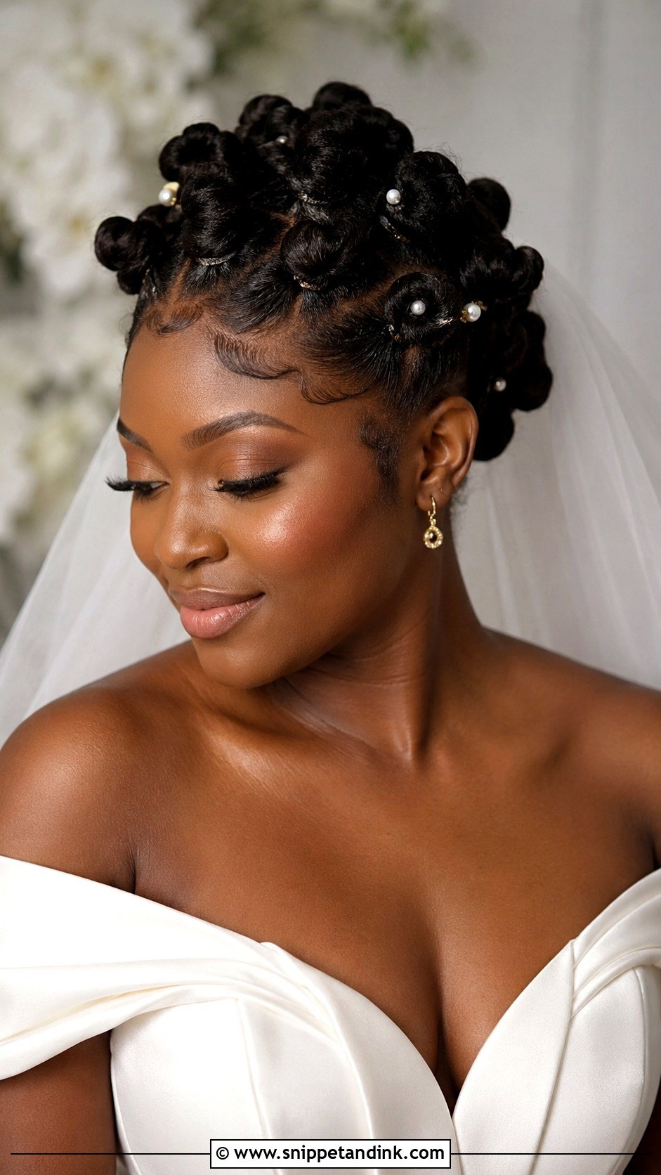 Bantu Knot Wedding Hairstyle - Snippet and Ink - 15 Wedding Hairstyles for Black Brides