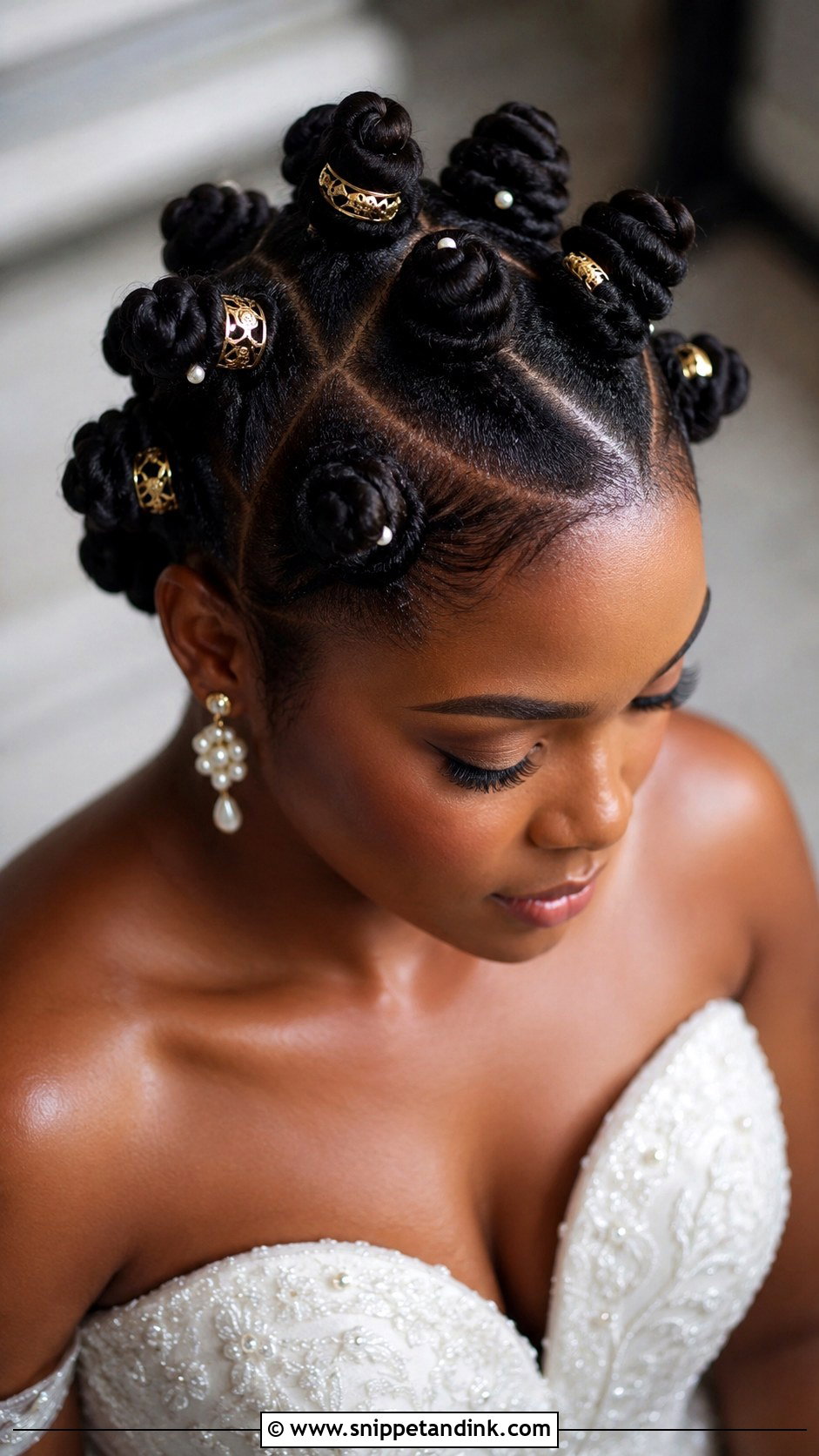 Bantu Knots Bridal Style - Snippet and Ink - 25 Black Wedding Hairstyles for Bride
