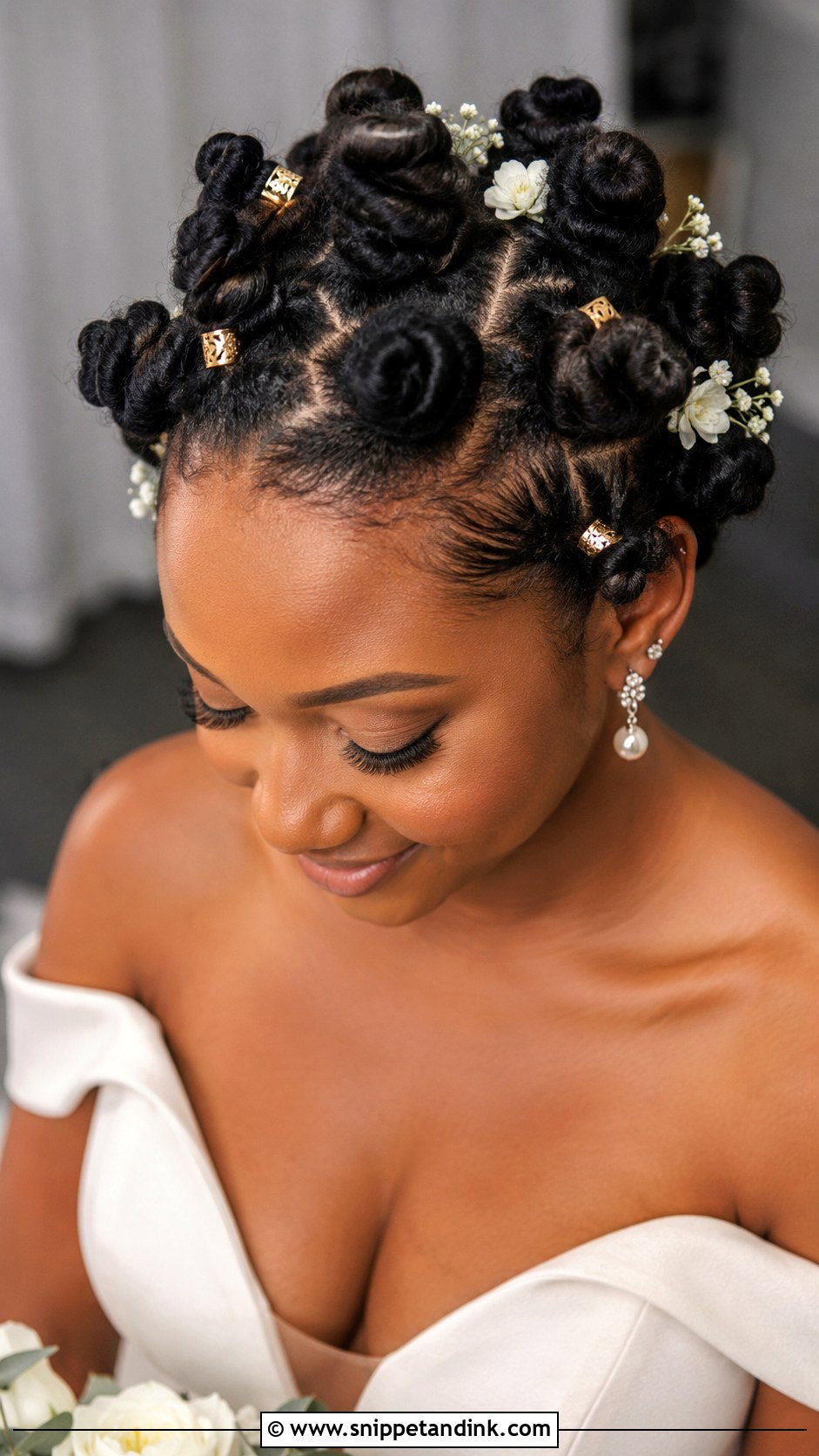 Bantu Knots Wedding Hairstyle - Snippet and Ink - 20 Wedding Hair Styles Black Women