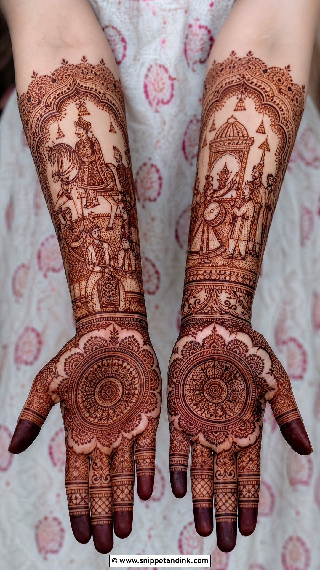 Baraat Bridal Mehndi Design - Snippet and Ink - 25 Traditional Indian Bridal Mehndi Designs