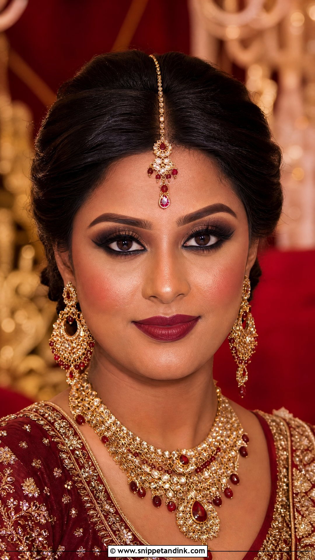 Baraat Smokey Eye Makeup - Snippet and Ink - 20 Desi Wedding Makeup Looks