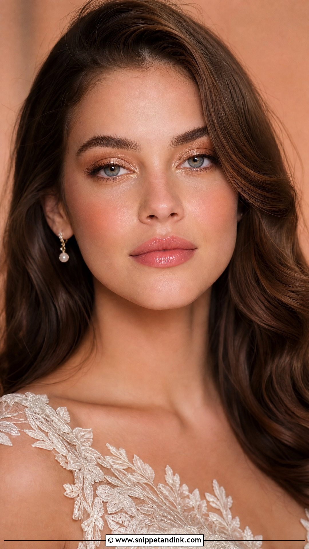 Barbara Palvin Peach Wedding Makeup - Snippet and Ink - 20 Barbara Palvin Wedding Makeup Ideas