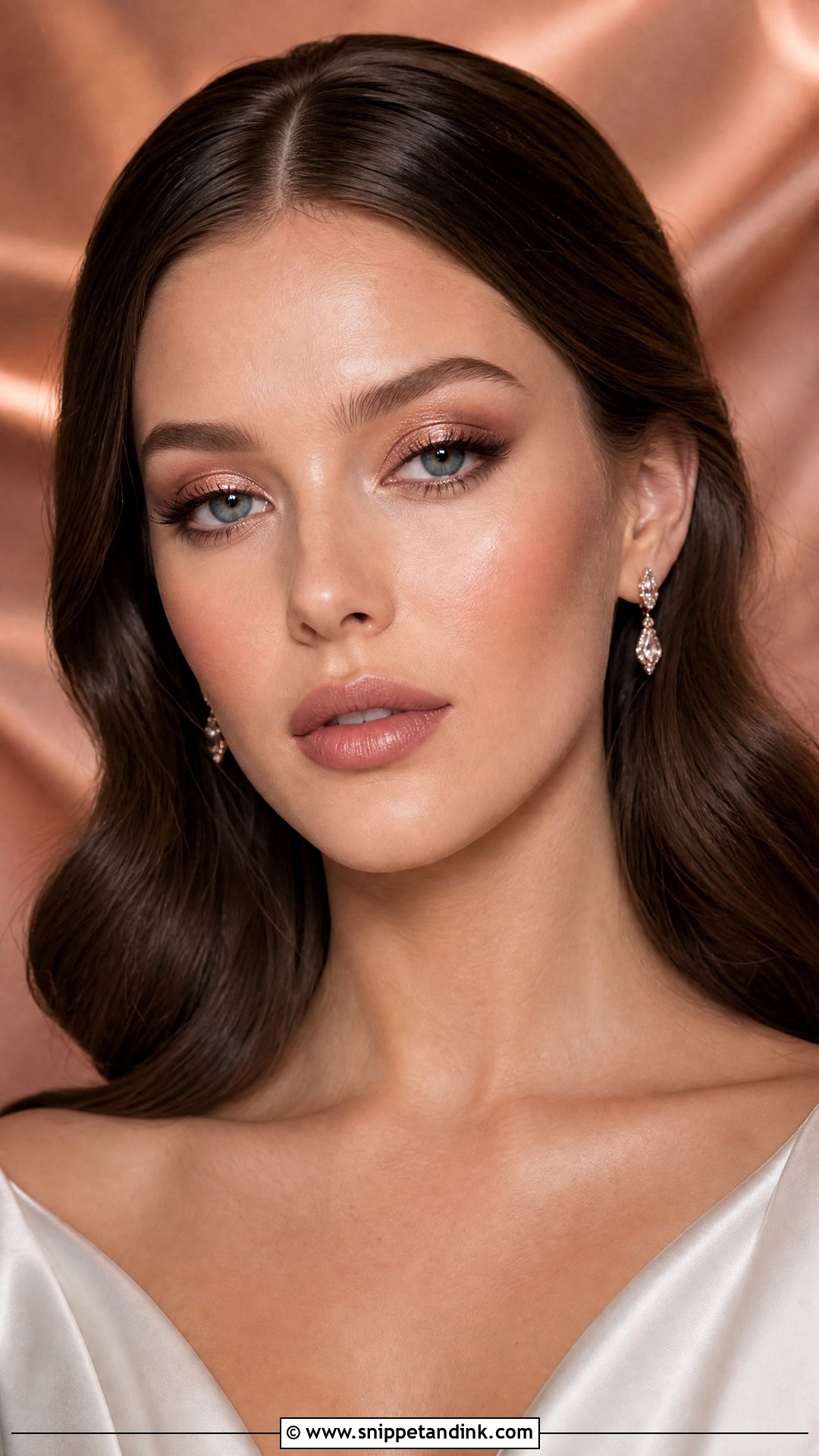 Barbara Palvin Rose Gold Wedding Makeup - Snippet and Ink - 20 Barbara Palvin Wedding Makeup Ideas