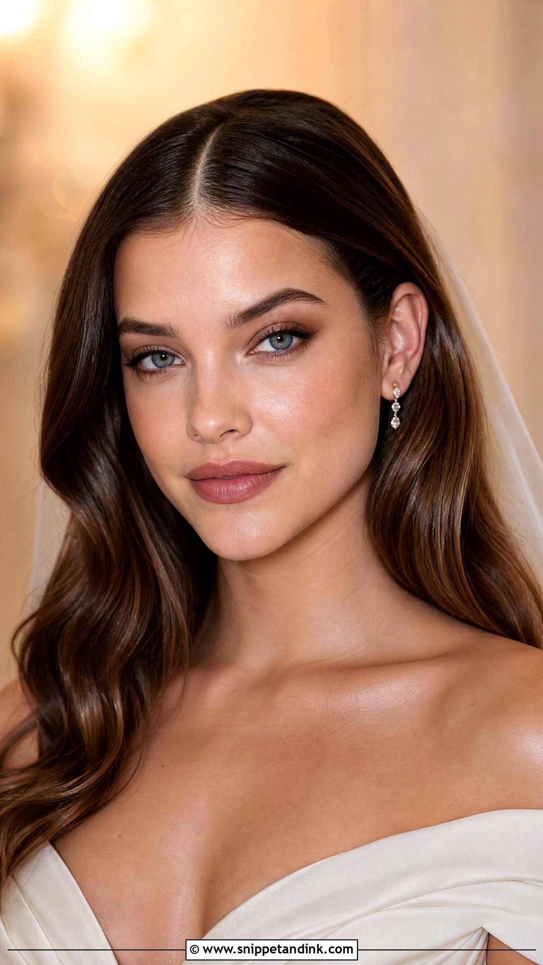 Barbara Palvin Soft Glam Wedding Makeup - Snippet and Ink - 20 Barbara Palvin Wedding Makeup Ideas