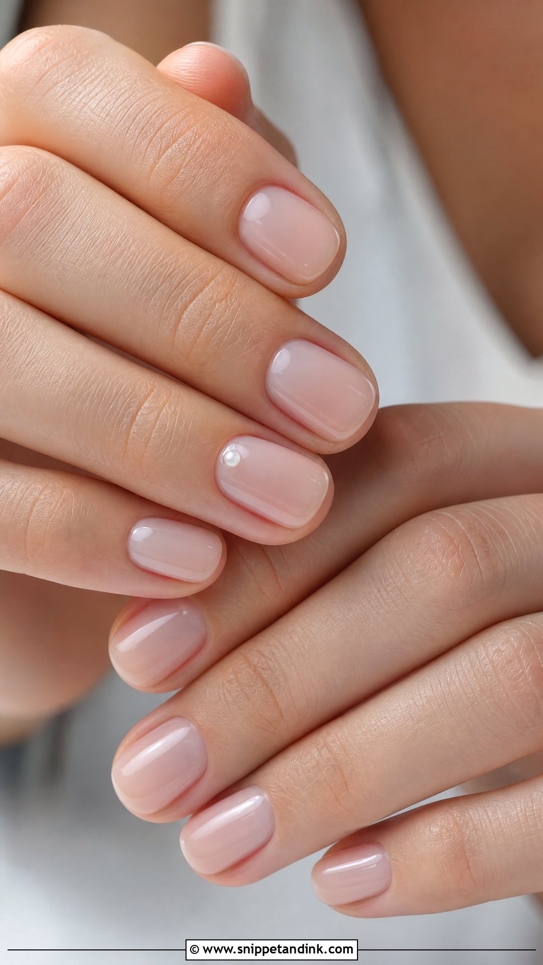 Barely There Beach Wedding Nails - Snippet and Ink - 25 Beach Wedding Nails