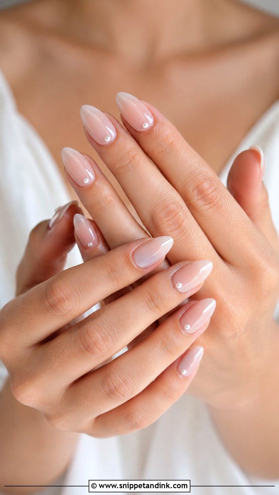 Barely There Wedding Nails - Snippet and Ink - 20 Simple Wedding Nails Brides