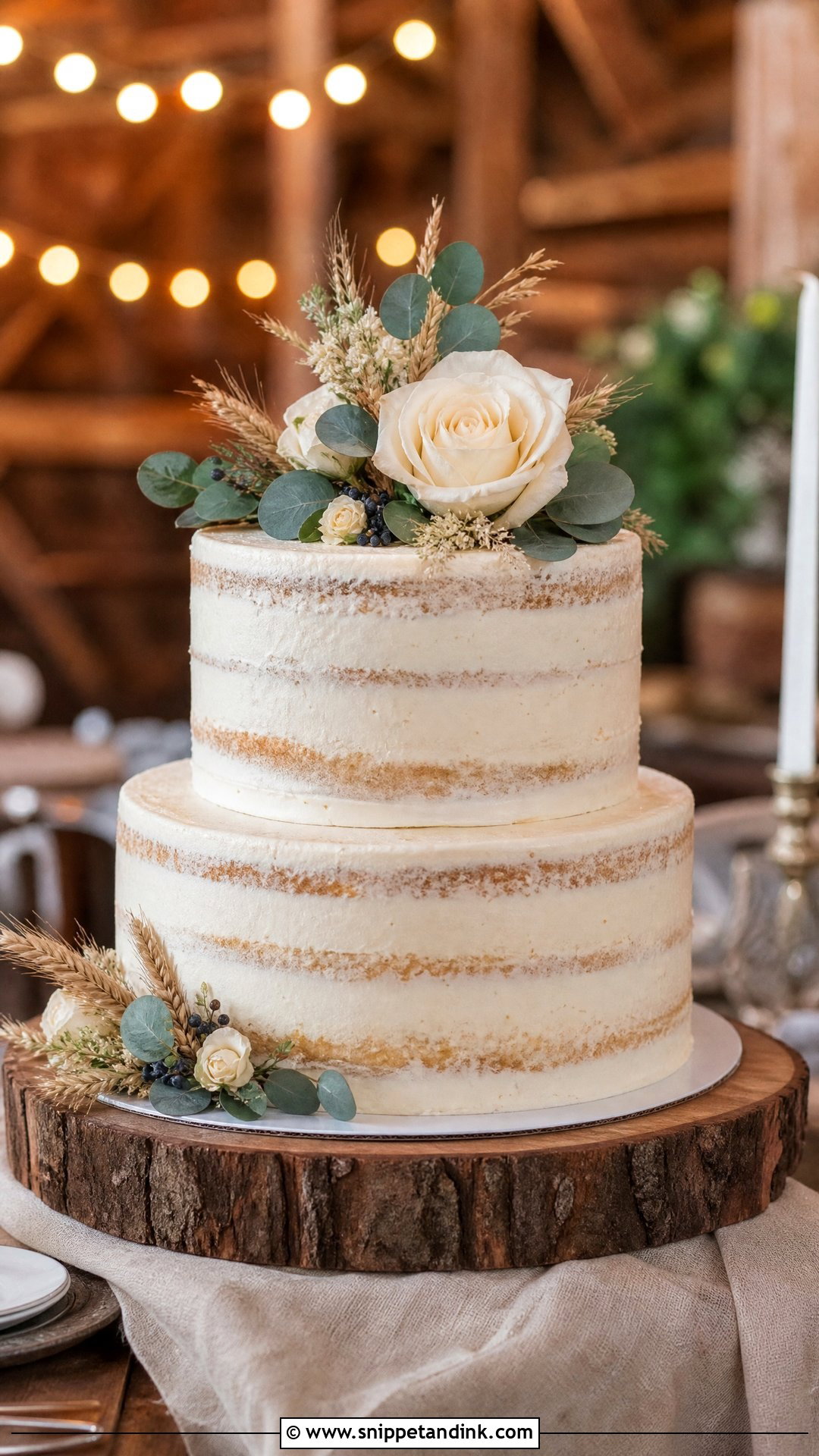 Barn Wedding Cake - Snippet and Ink - 20 Rustic Wedding Cake Ideas