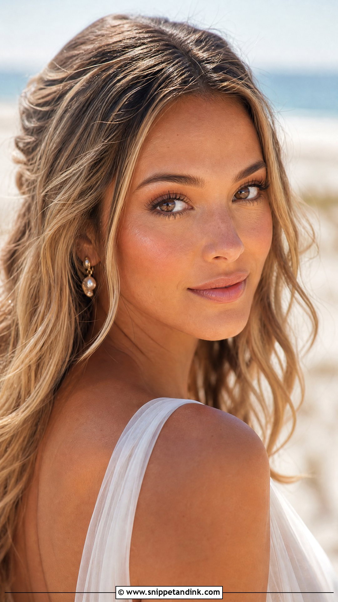 Beach Bridal Makeup - Snippet and Ink - 20 Minimalist Bridal Makeup Ideas