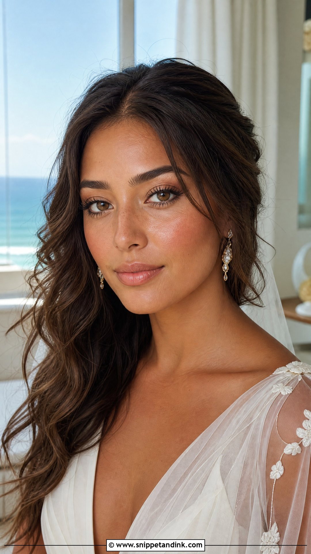 Beach Bridal Makeup Look - Snippet and Ink - 25 No Makeup Bridal Look Ideas