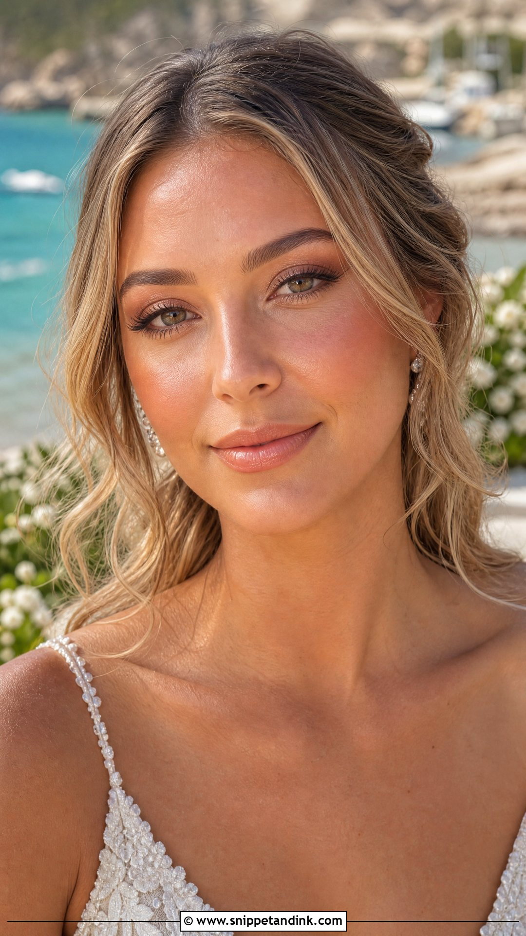 Beach Natural Wedding Makeup - Snippet and Ink - 25 Light Natural Wedding Makeup Looks