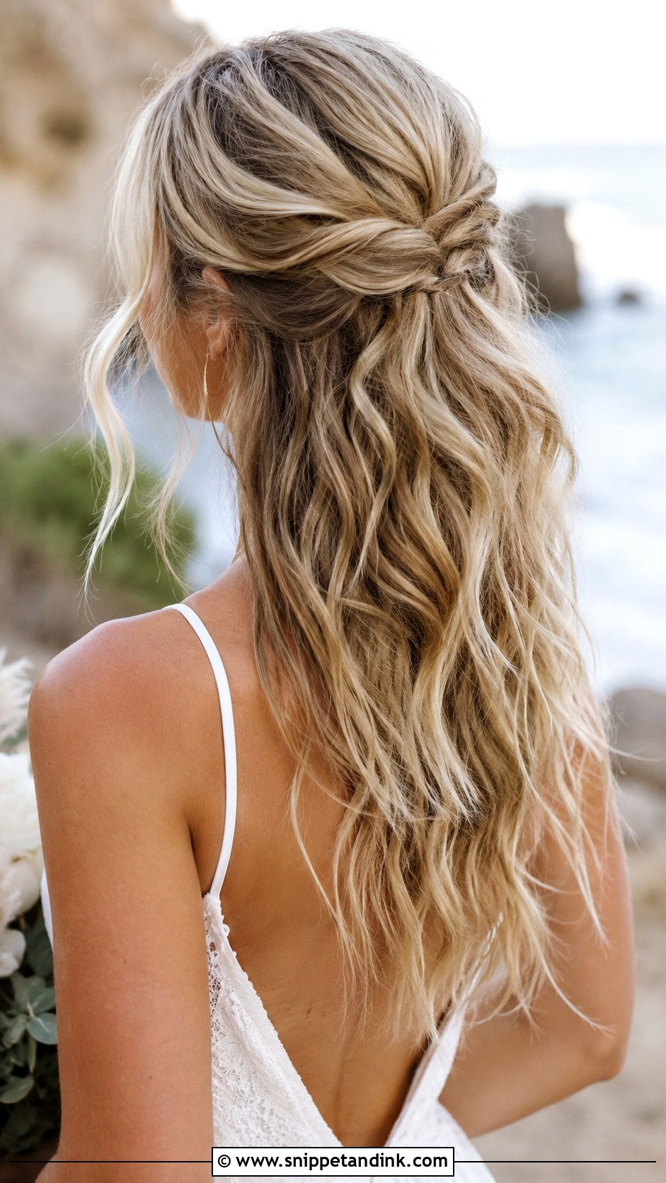 Beach Wave Curls For Brides - Snippet and Ink - 25 Wedding Curls