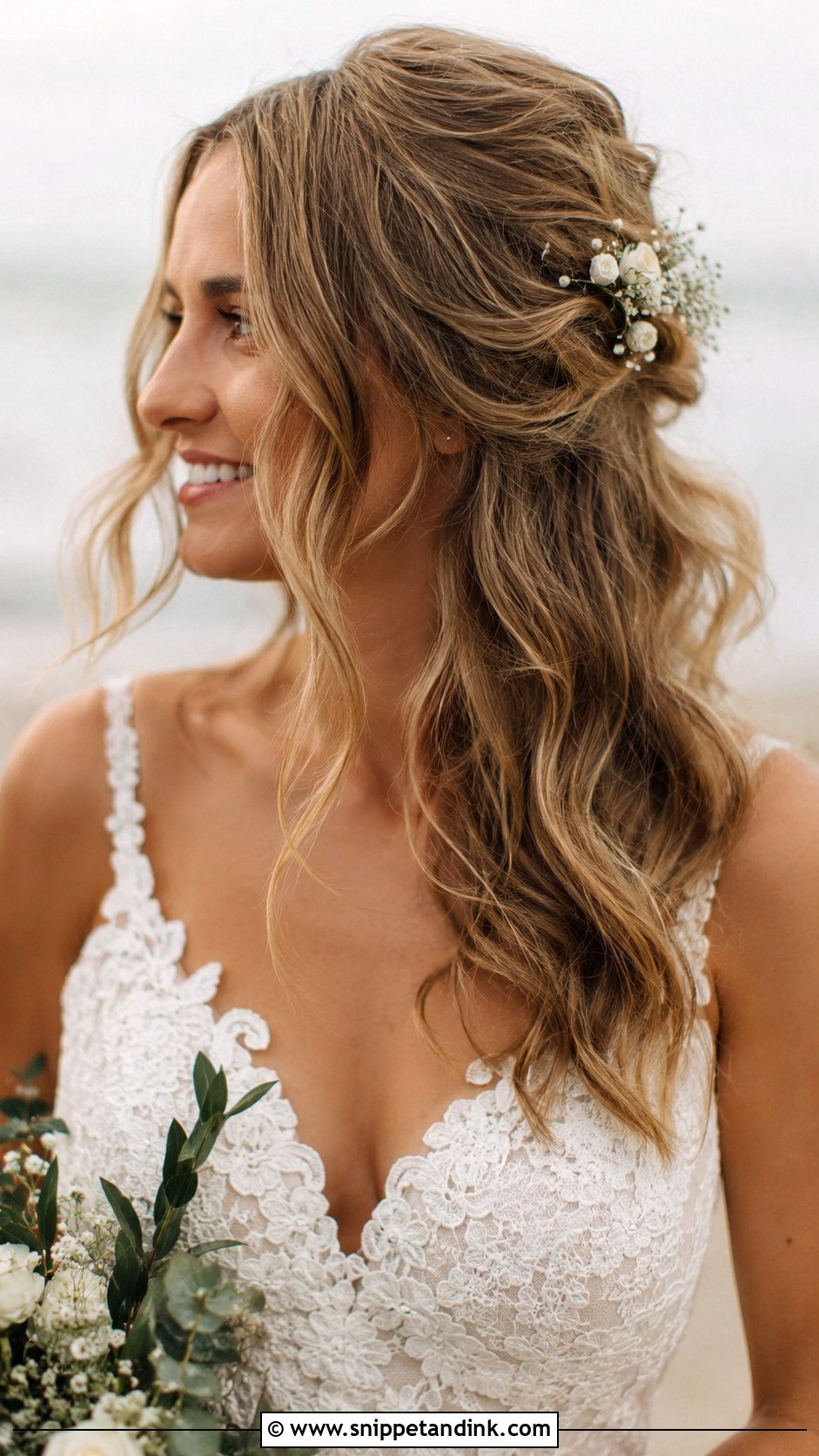 Beach Waves Bob for a Wedding - Snippet and Ink - 20 Short Hair Waves Wedding