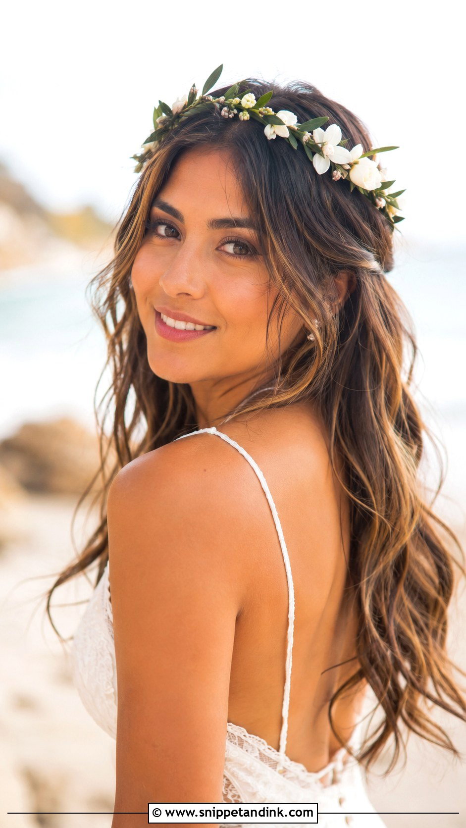 Beach Waves Bridal Hairstyle - Snippet and Ink - 20 Wedding Hairstyles Waves