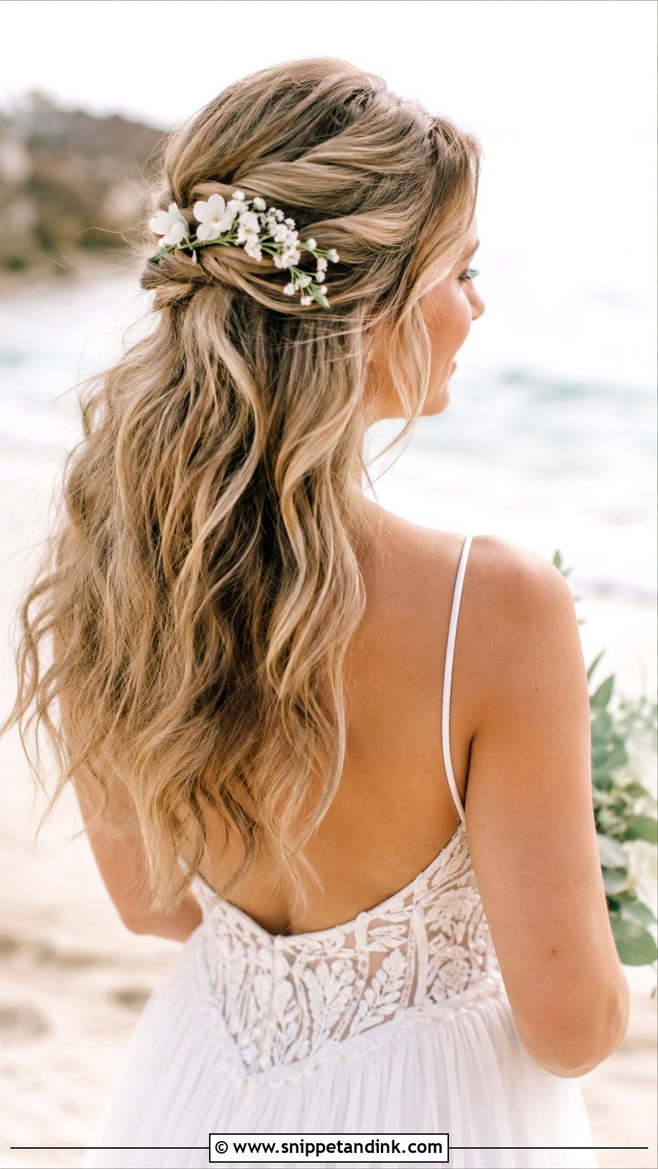 Beach Waves Wedding Hair - Snippet and Ink - 20 Cute Wedding Hair Ideas