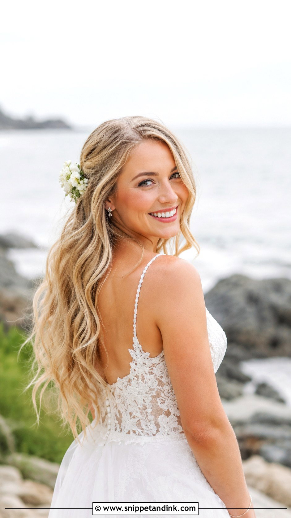 Beach Waves for Long Hair - Snippet and Ink - 30 Beach Wedding Hair Ideas
