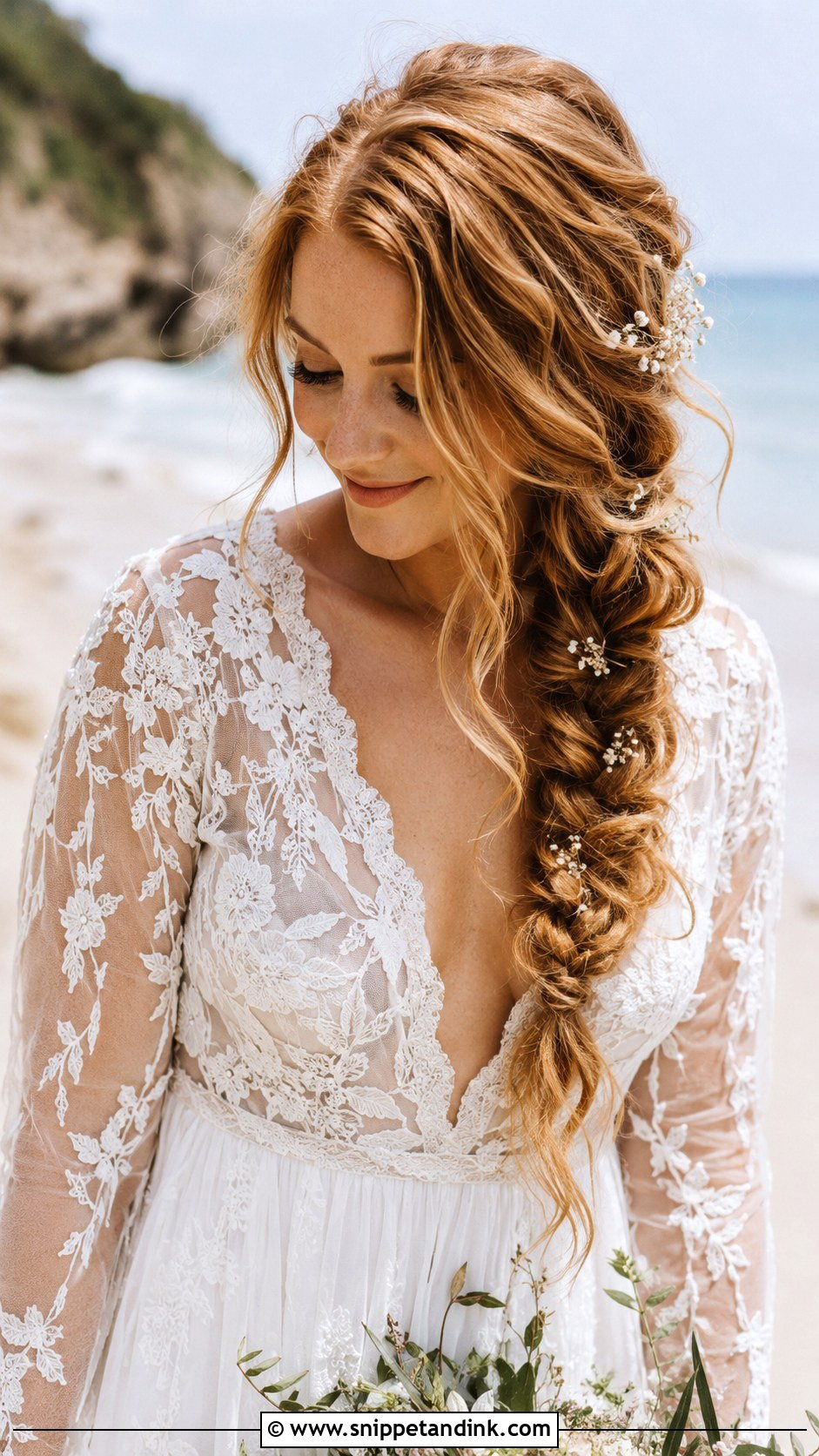 Beach Wedding Boho Braid - Snippet and Ink - 15 Hairstyle for Beach Wedding Ideas