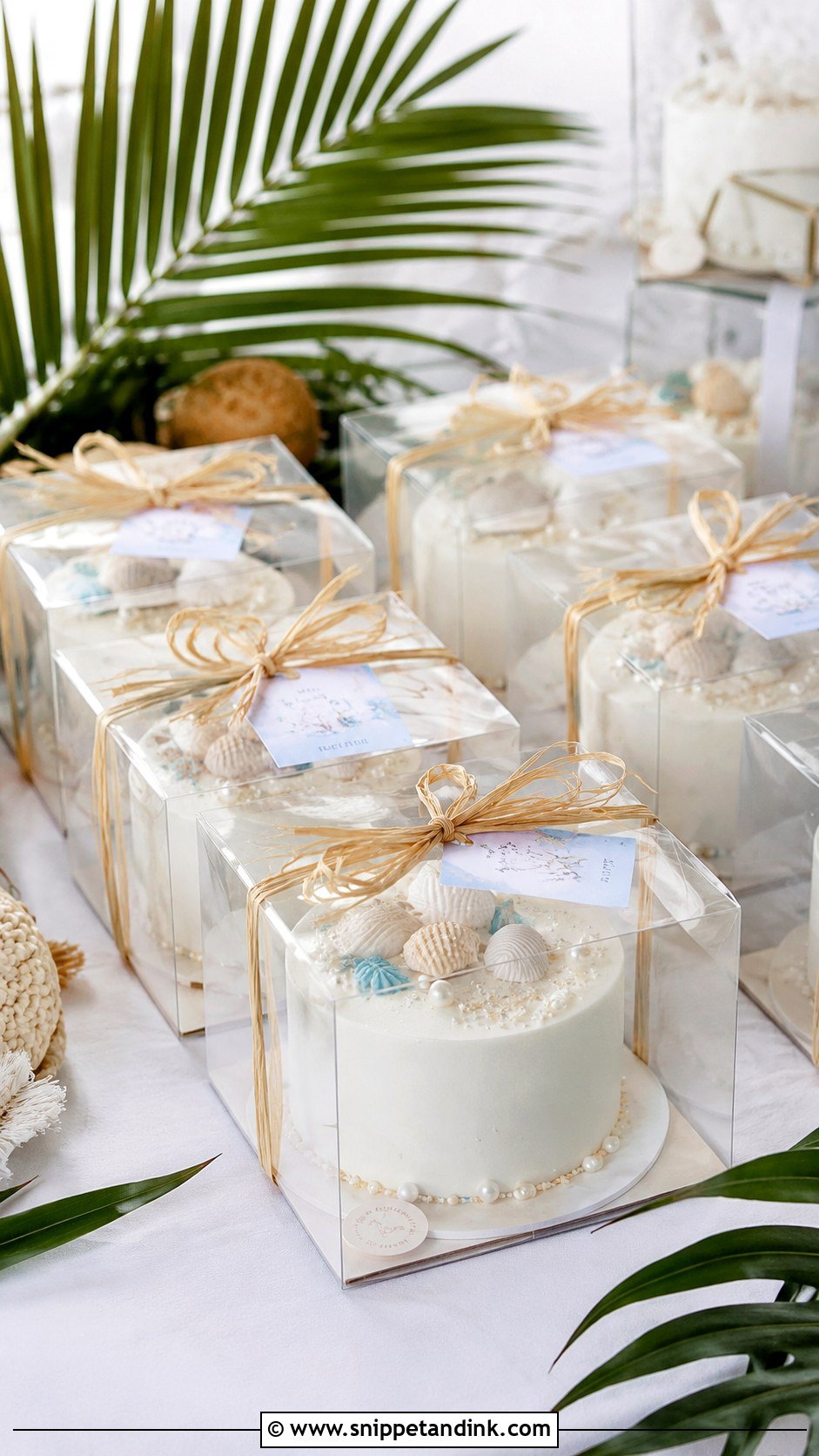Beach Wedding Cake Souvenirs - Snippet and Ink - 20 Wedding Cake Souvenir Ideas