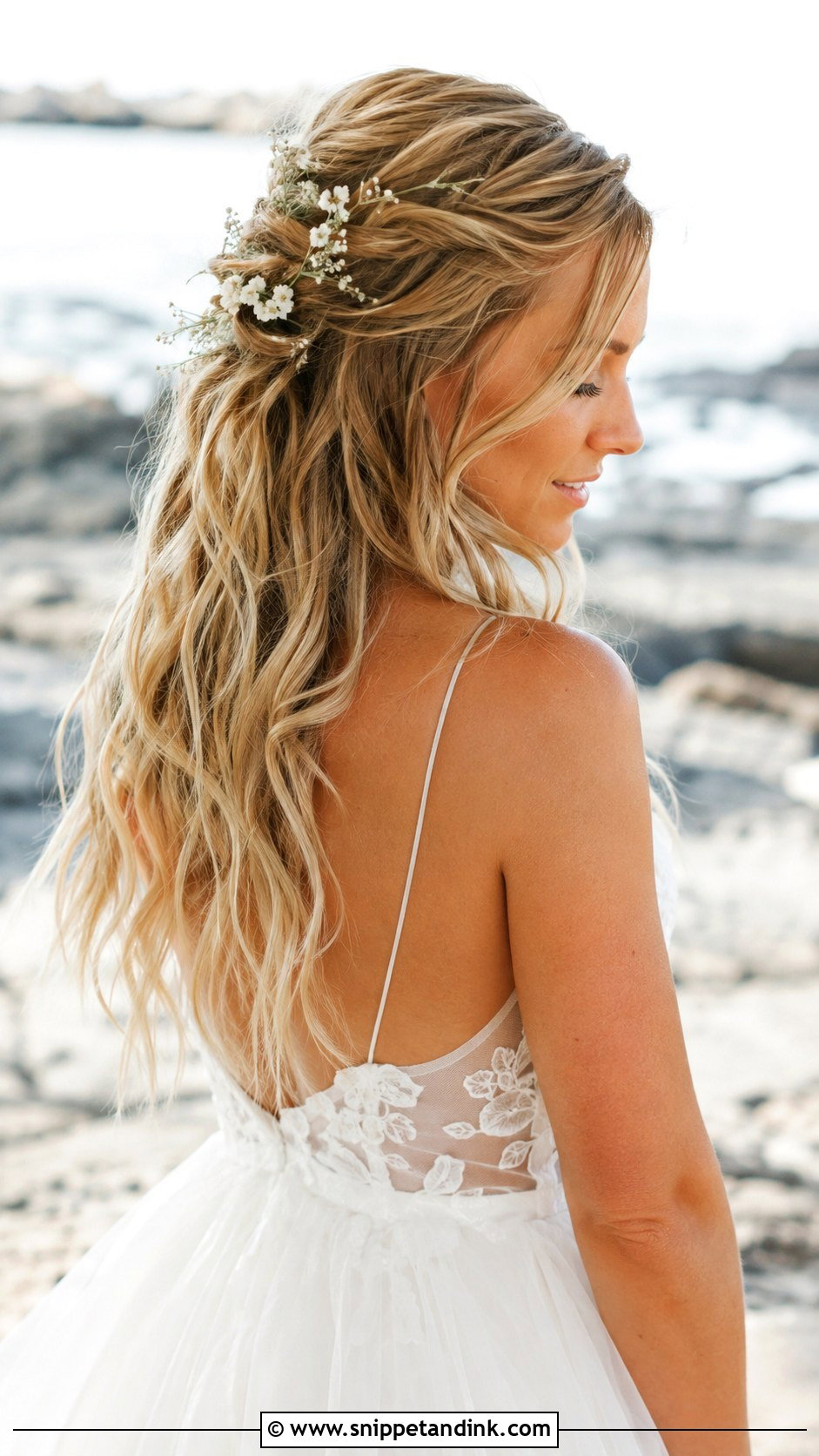 Beach Wedding Hairstyle - Snippet and Ink - 20 Hairstyle Idea for Wedding Ideas