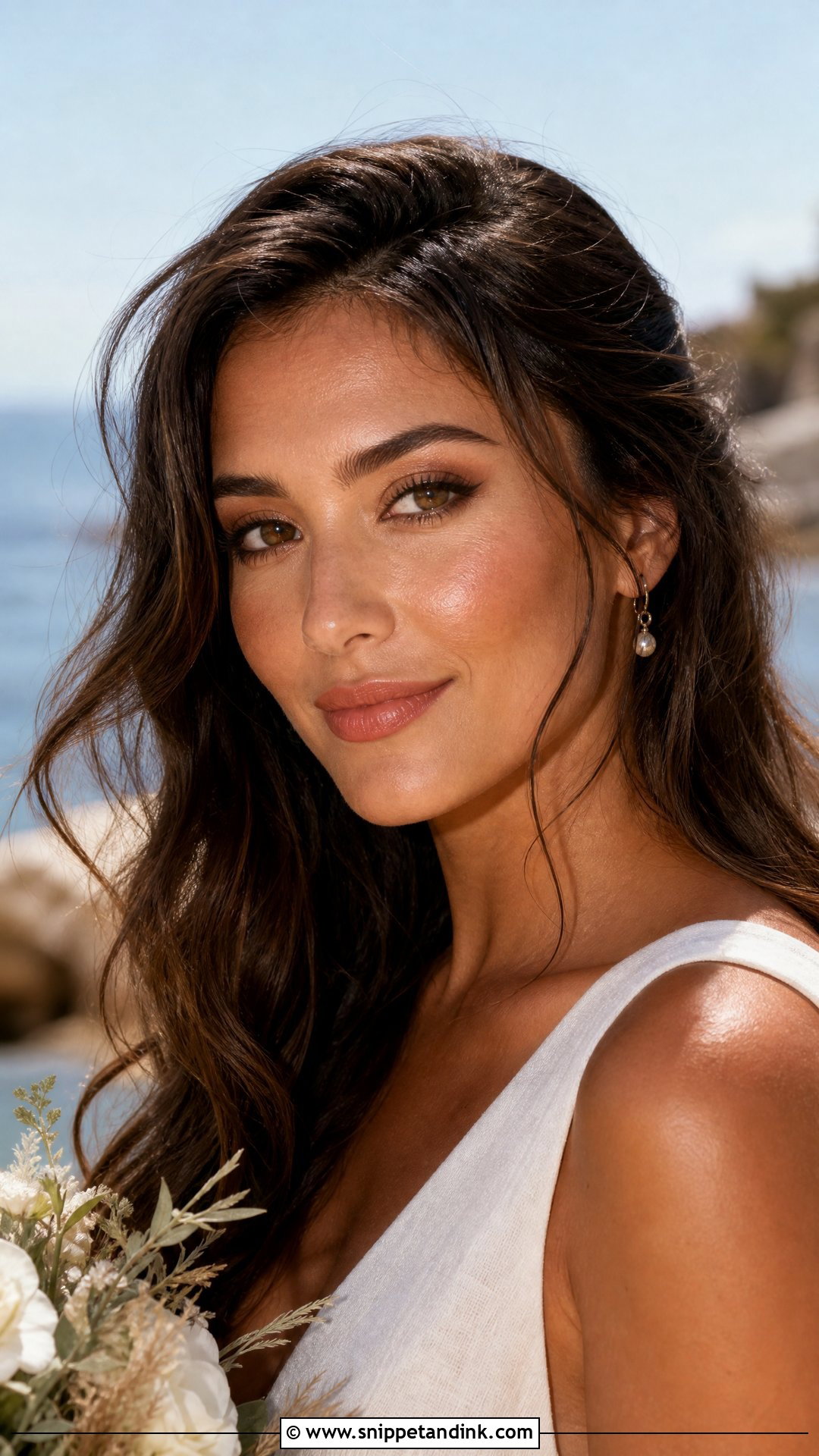 Beach Wedding Makeup - Snippet and Ink - 20 Makeup Inspo for Wedding Ideas
