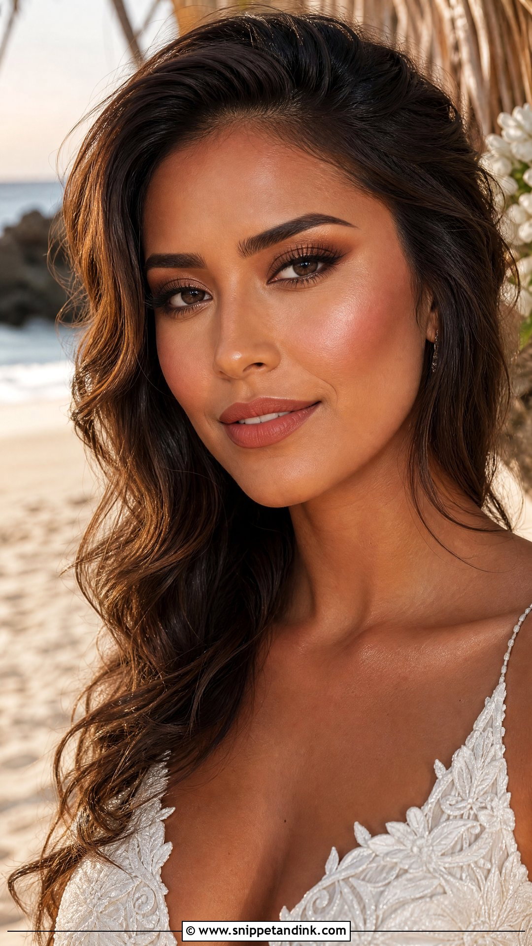 Beach Wedding Makeup For Tan Skin - Snippet and Ink - 25 Beach Wedding Makeup Ideas