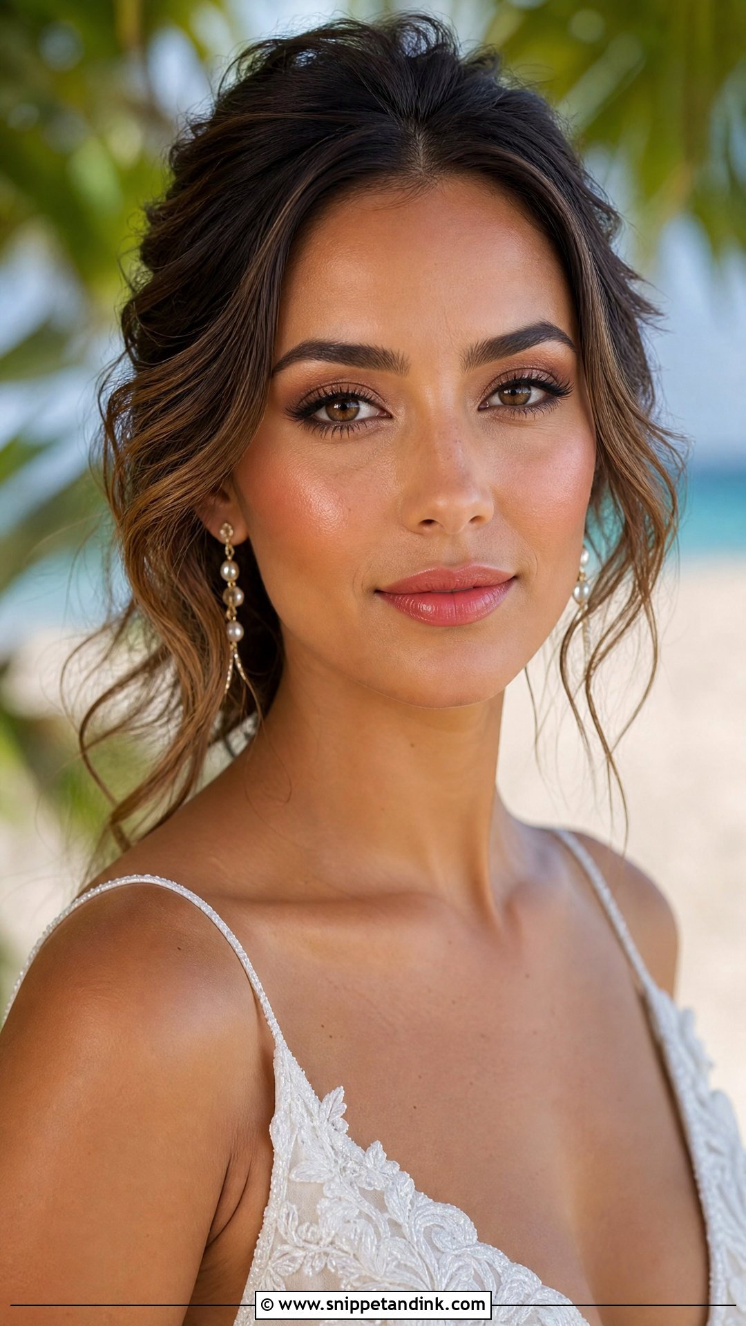 Beach Wedding Makeup Look - Snippet and Ink - 25 Wedding Makeup Look Ideas