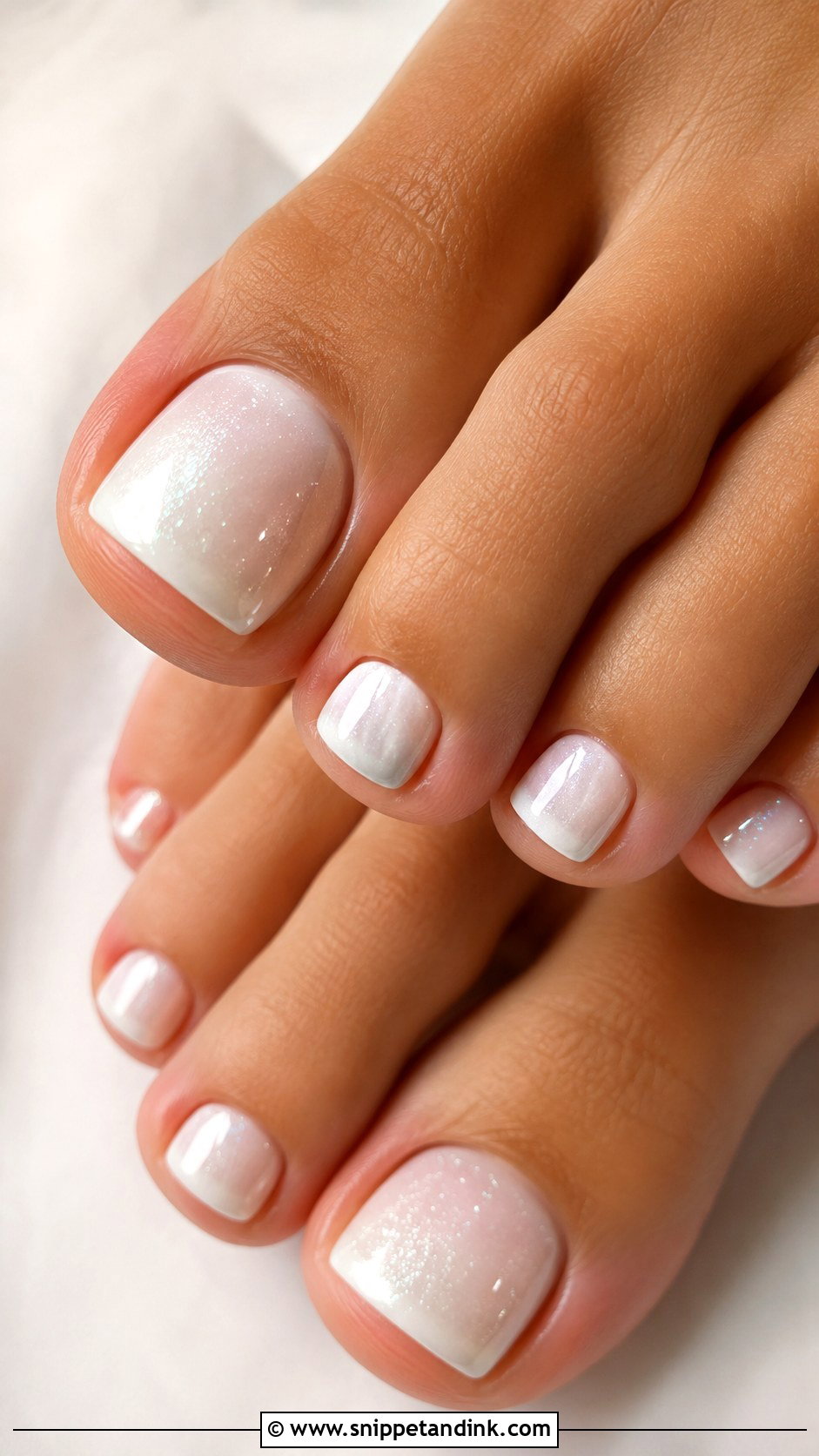 Beach Wedding Toe Nails - Snippet and Ink - 20 Bride Toe Nails Wedding