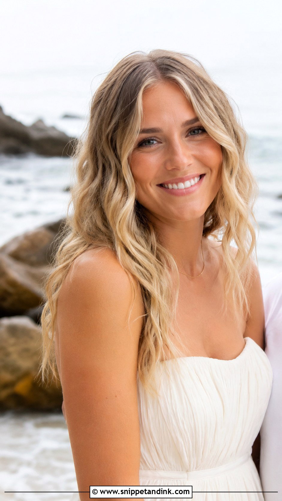 Beachy Tousled Waves - Snippet and Ink - 30 Hairstyles for Engagement Bride