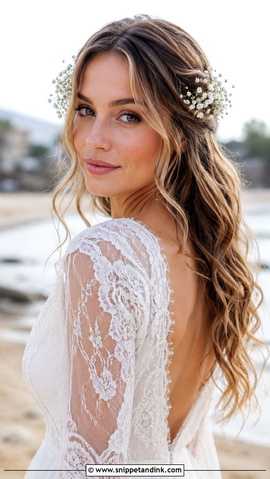 Beachy Waves for Boho Brides - Snippet and Ink - 20 Bride with Open Hair Ideas