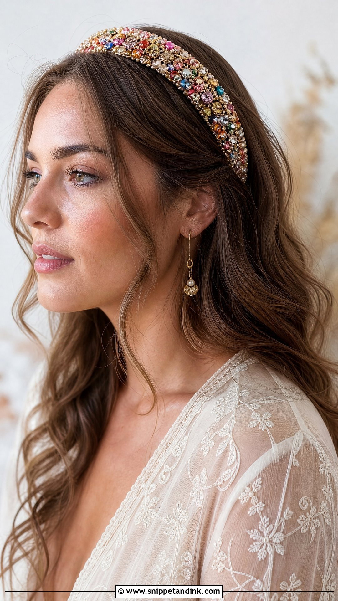 Beaded Headband for Wedding Guests - Snippet and Ink - 20 Wedding Guest Hair Accessories