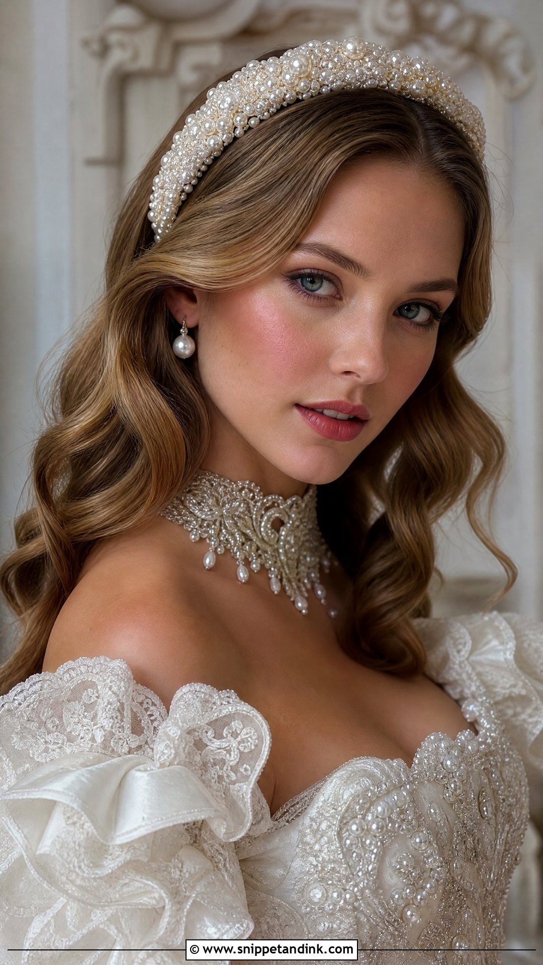 Beaded Headband - Snippet and Ink - 25 Bridal Hair Pieces