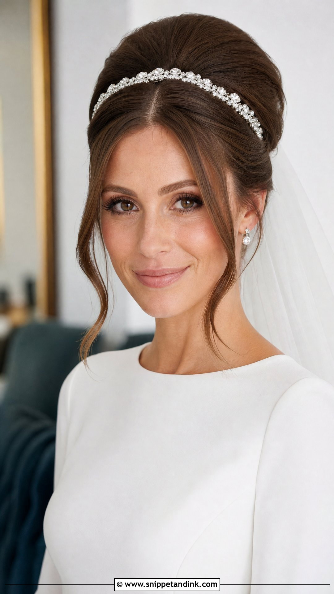 Beehive Wedding Hairstyle - Snippet and Ink - 20 Retro Wedding Hair Ideas
