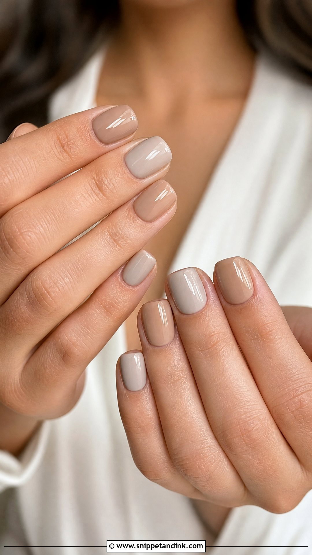 Beige Bridesmaid Nails - Snippet and Ink - 25 Simple Bridesmaid Wedding Nails