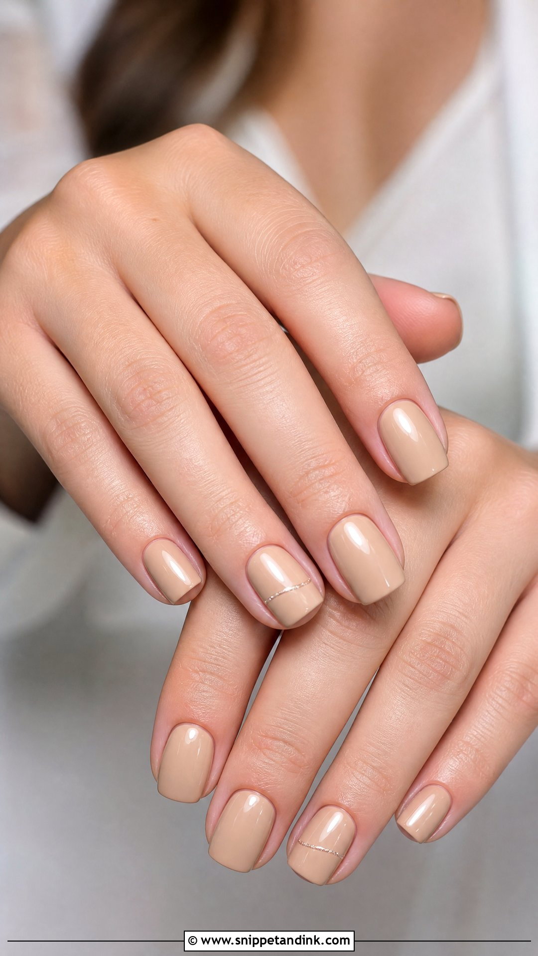 Beige Bridesmaids Nails - Snippet and Ink - 30 Bridesmaids Nails