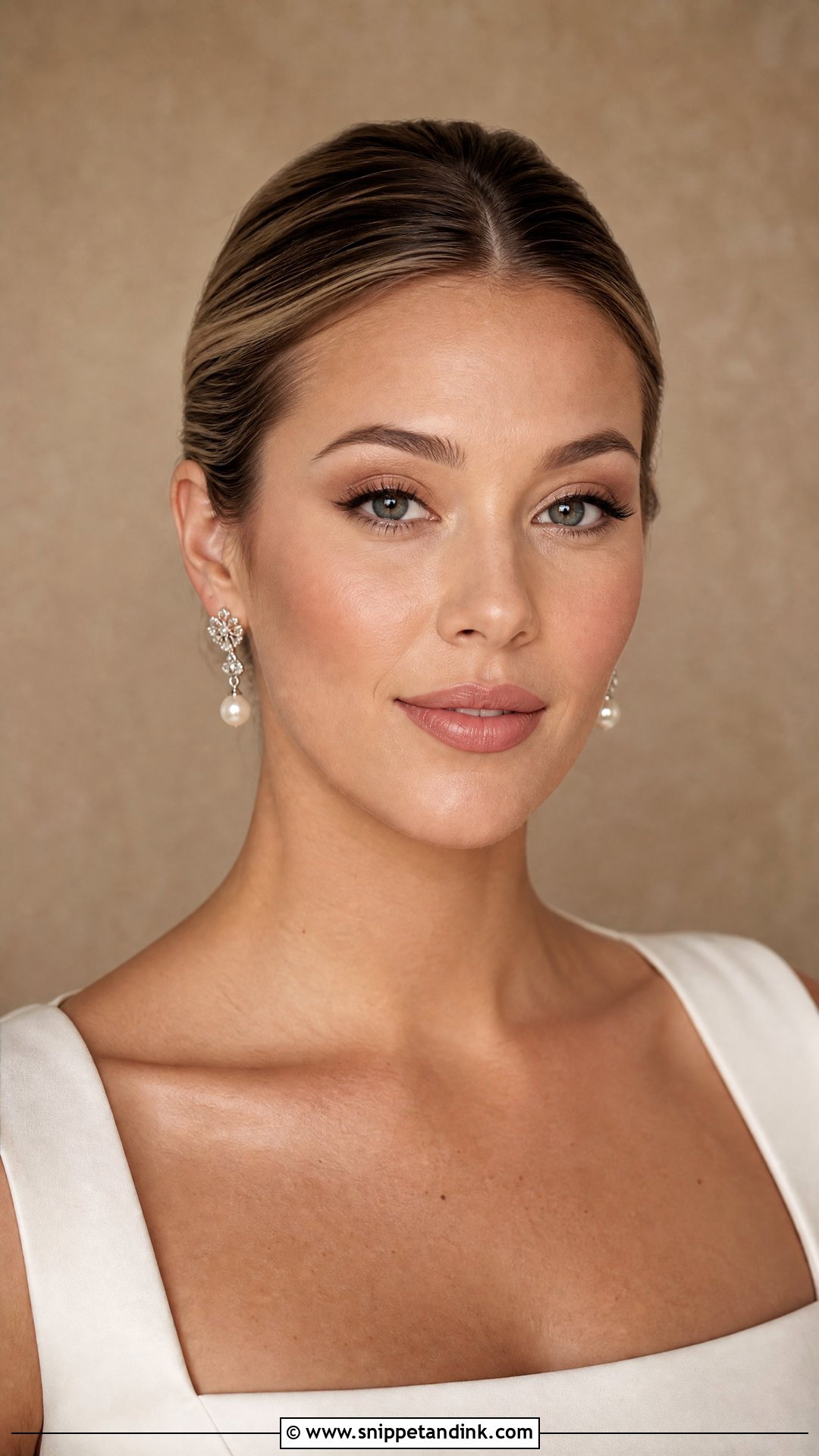 Beige Nude Bridal Makeup - Snippet and Ink - 20 Nude Makeup Bridal Look Ideas
