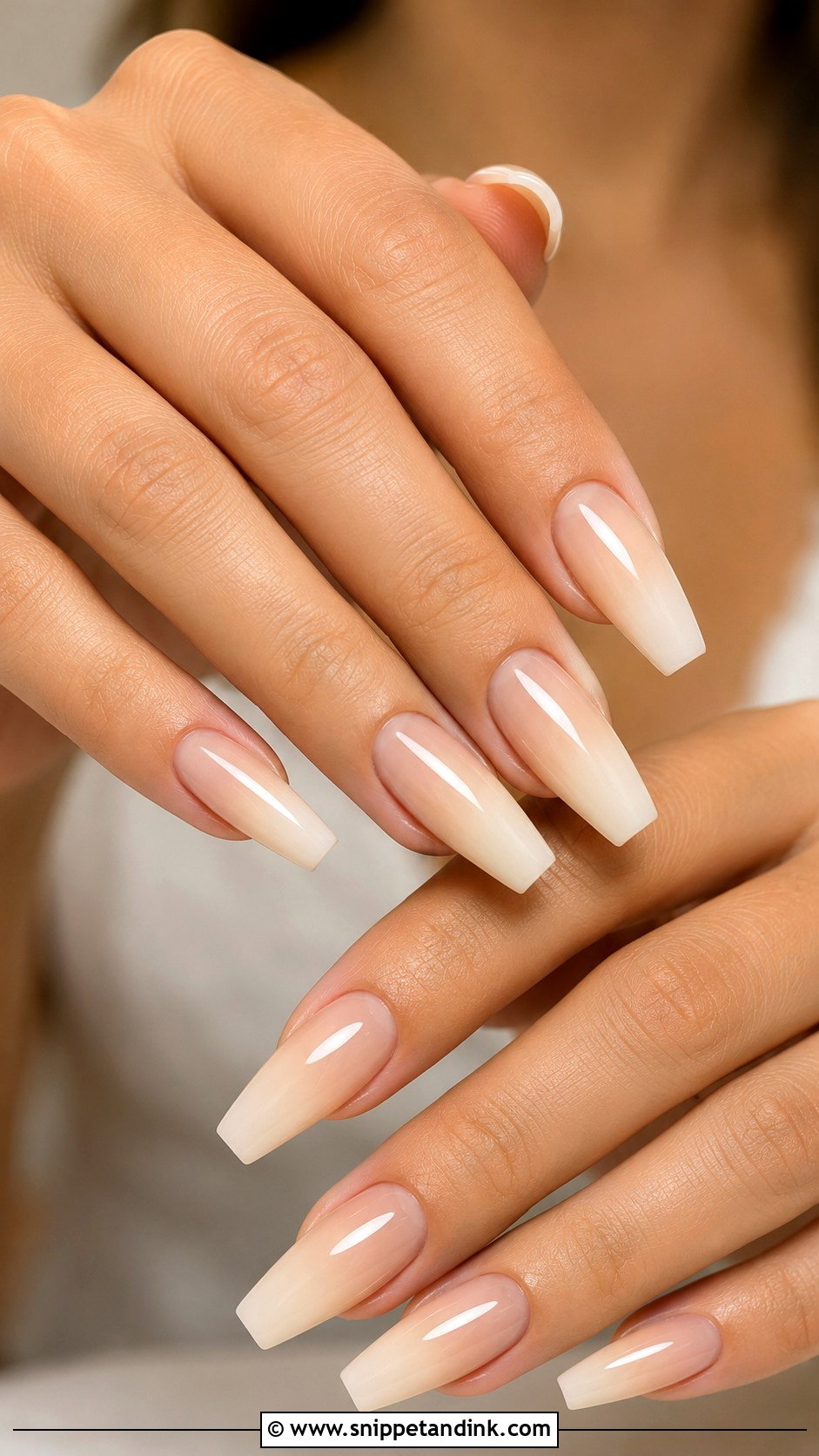 Beige Ombre Wedding Nails - Snippet and Ink - 20 Beige Wedding Nails