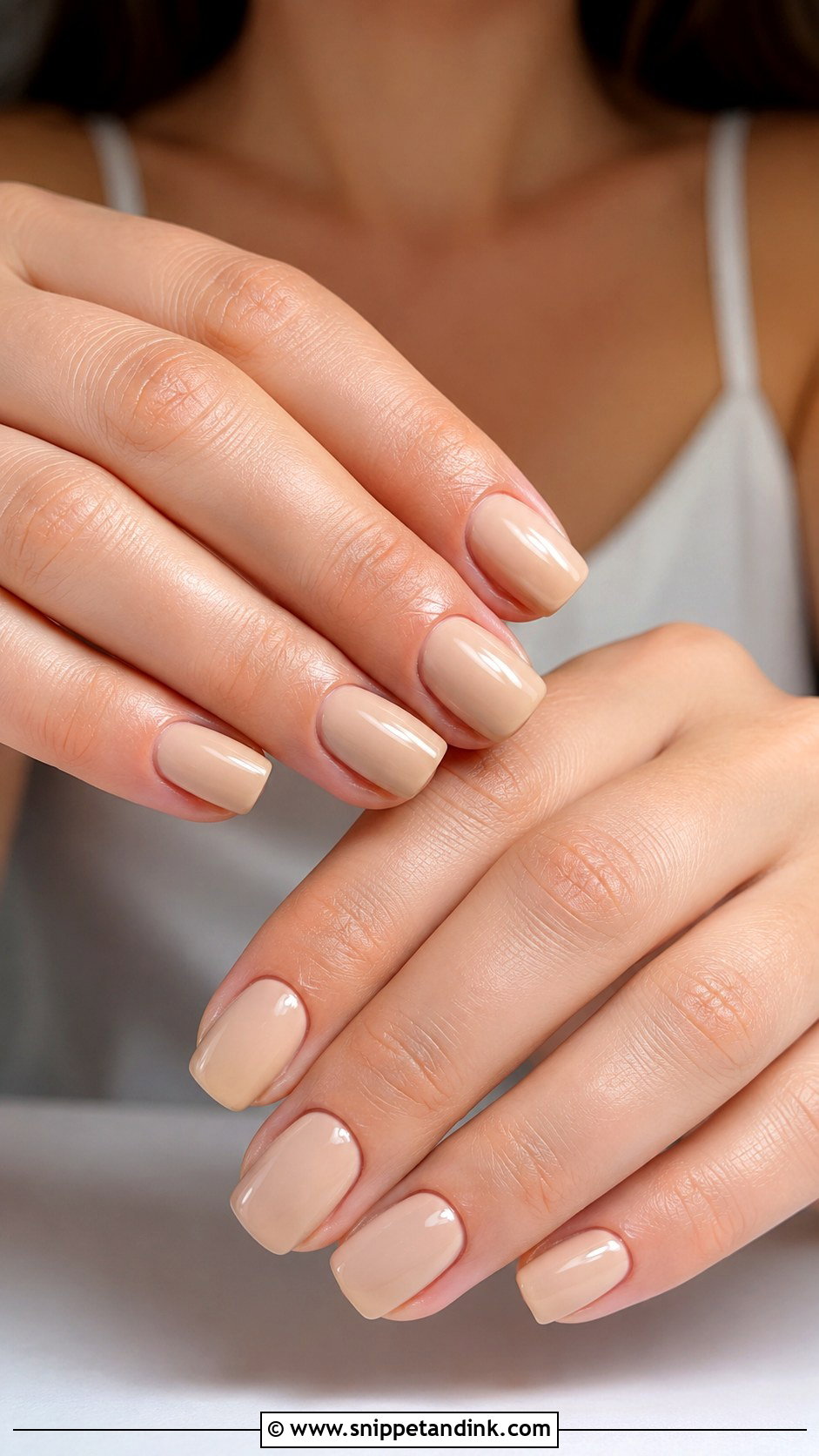 Beige Wedding Guest Nails - Snippet and Ink - 20 Simple Nails for Wedding Guest