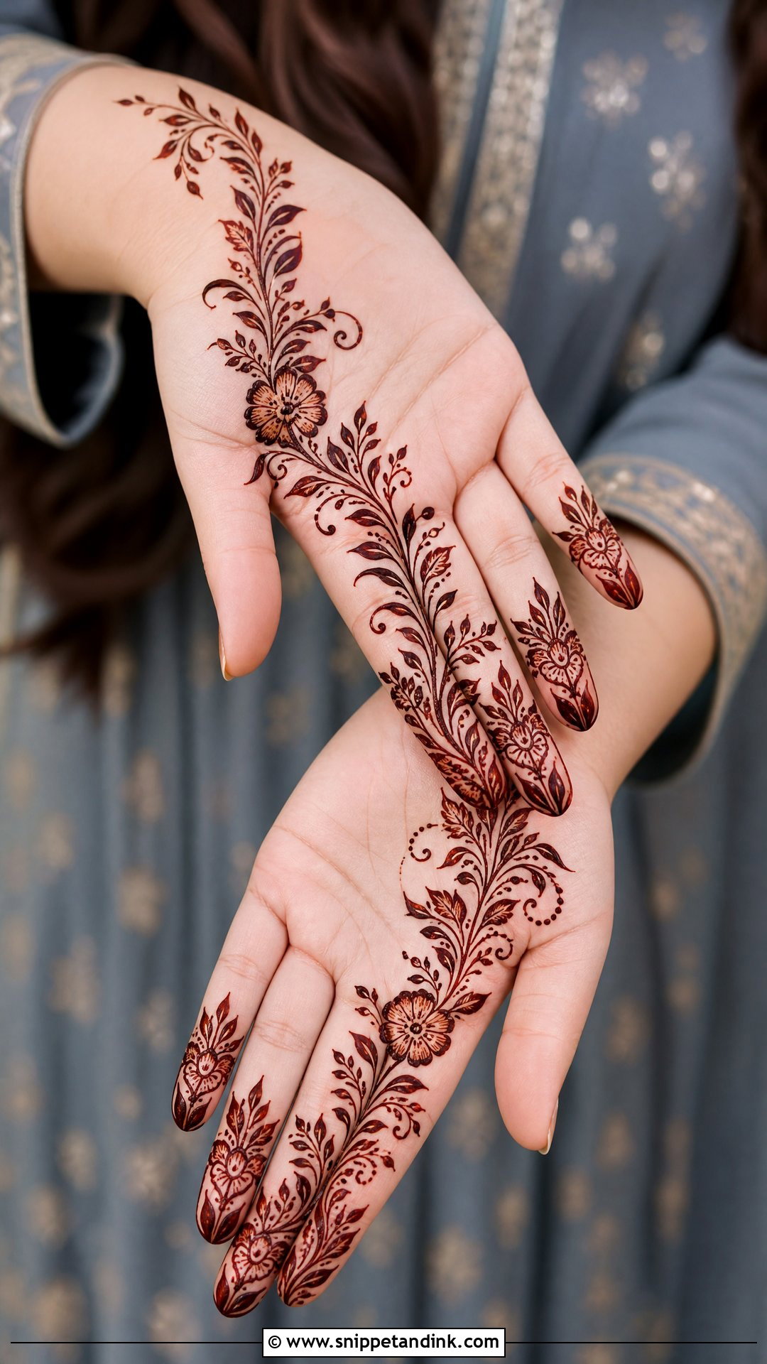 Bel Normal Mehndi Design - Snippet and Ink - 30 Normal Mehndi Design Ideas