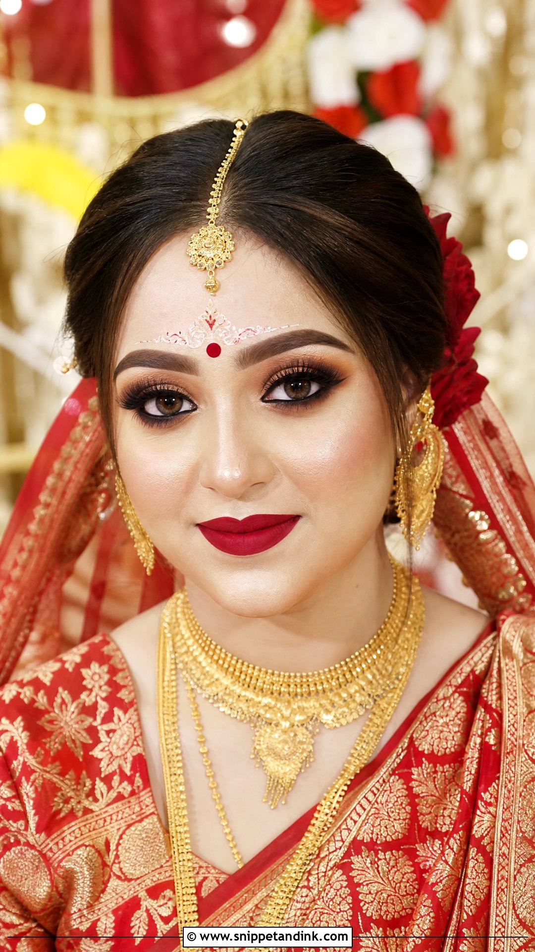 Bengali Bridal Look - Snippet and Ink - 20 Indian Bridal Looks