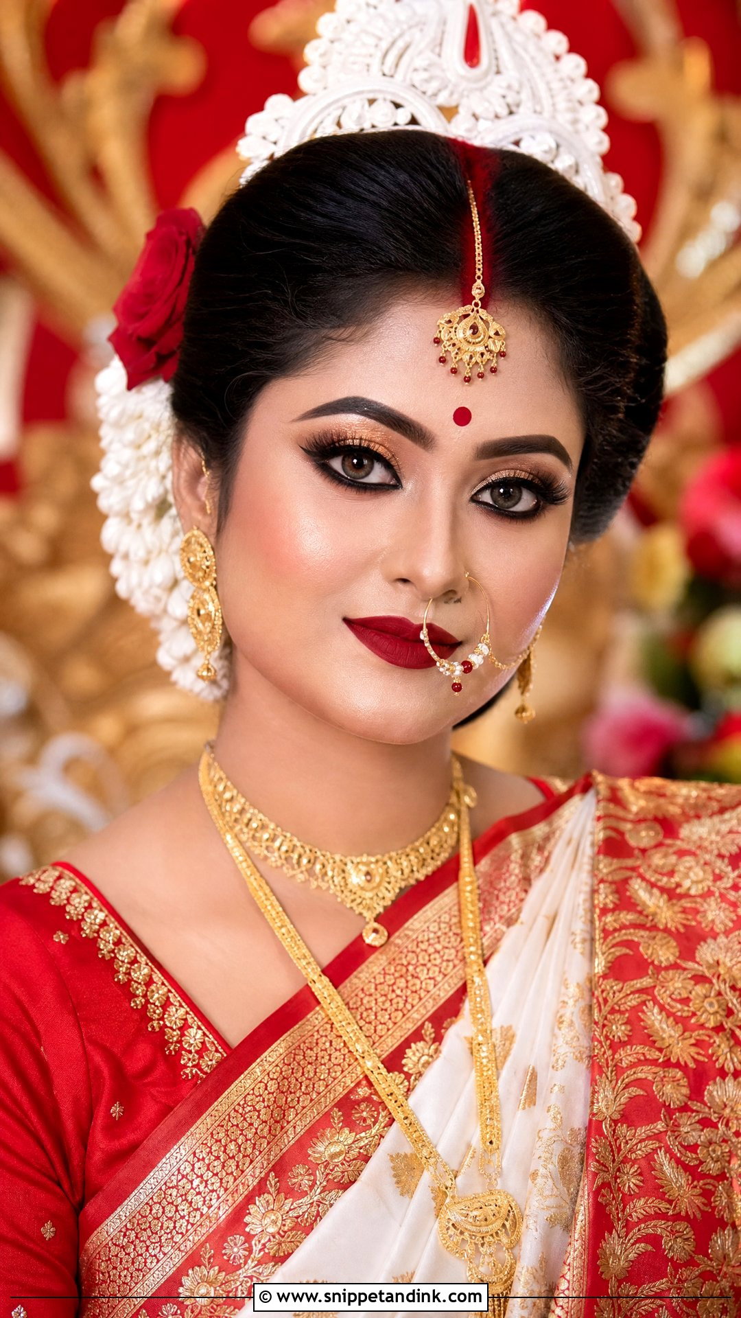 Bengali Bridal Makeup - Snippet and Ink - 20 South Asian Bridal Makeup Ideas