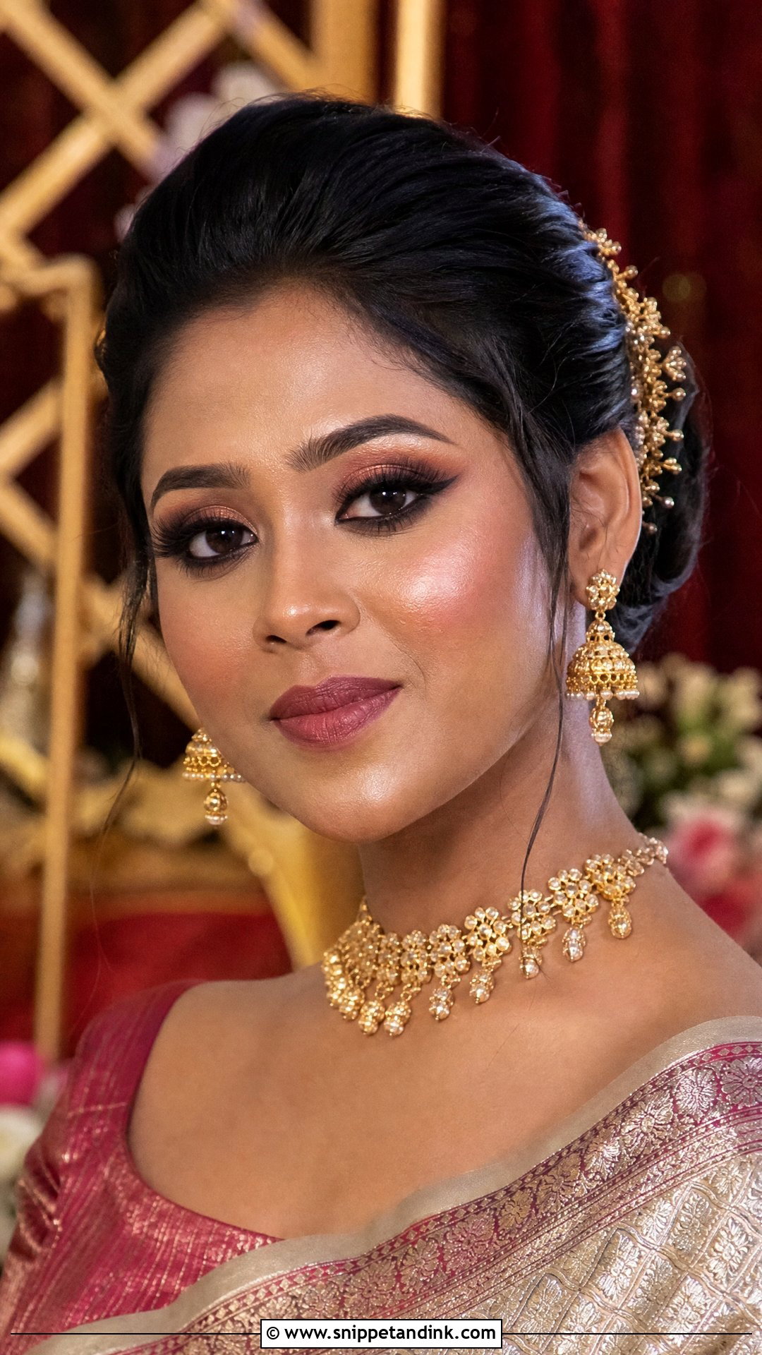 Bengali Bridal Makeup For Reception - Snippet and Ink - 20 Simple Bengali Bridal Makeup Ideas