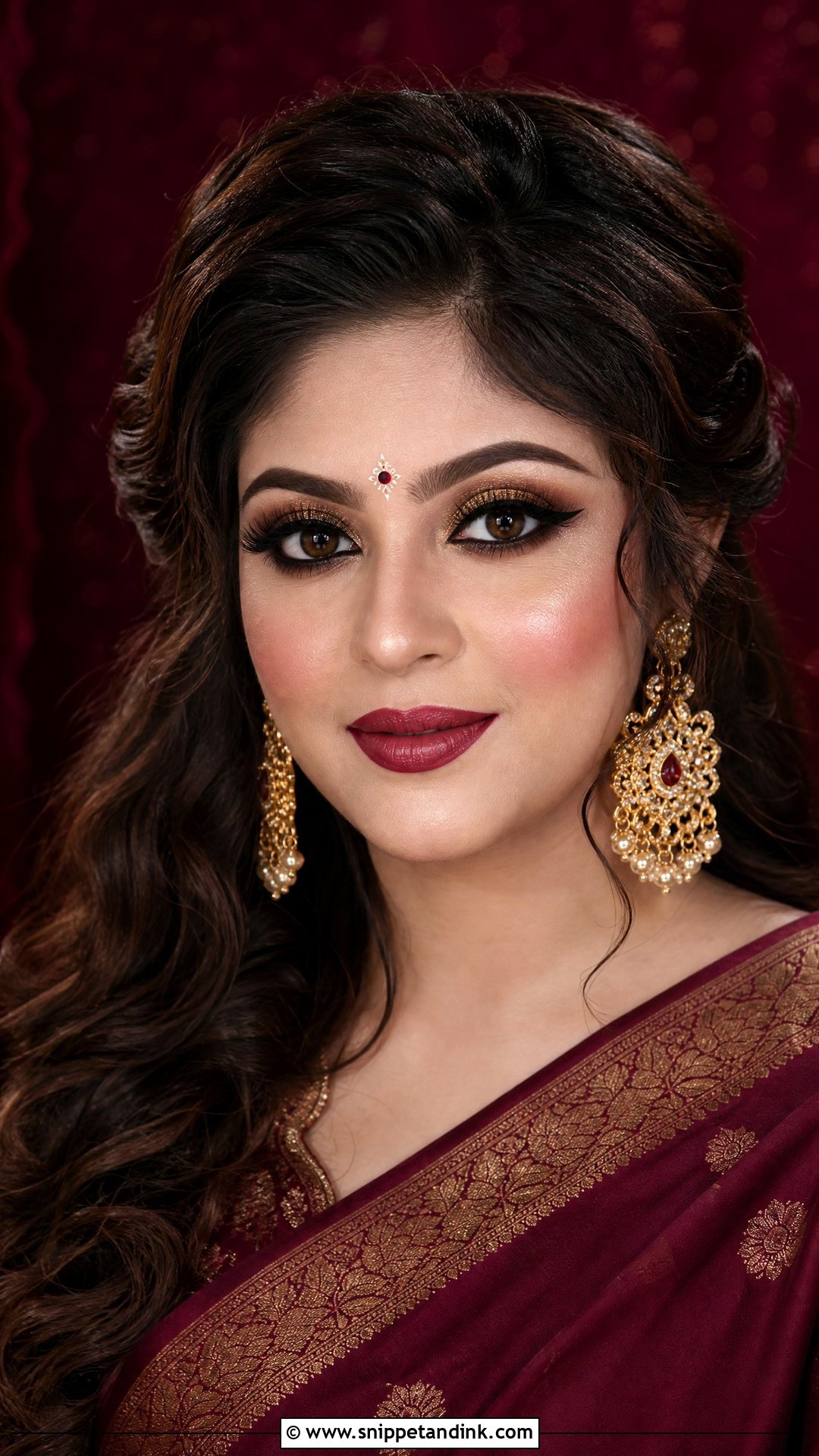 Bengali Bridal Reception Makeup - Snippet and Ink - 20 Bengali Bridal Wedding Makeup Ideas