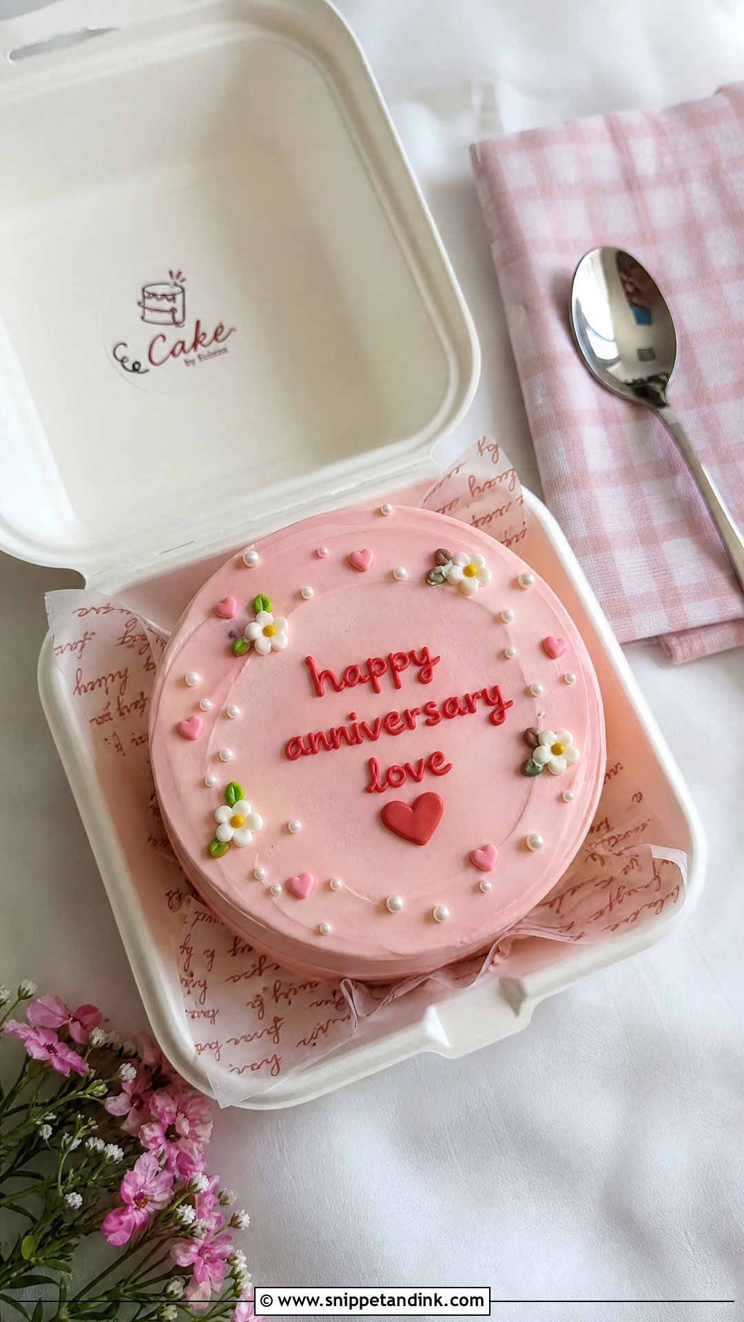 Bento Anniversary Cake - Snippet and Ink - 30 Couple Anniversary Cake Ideas