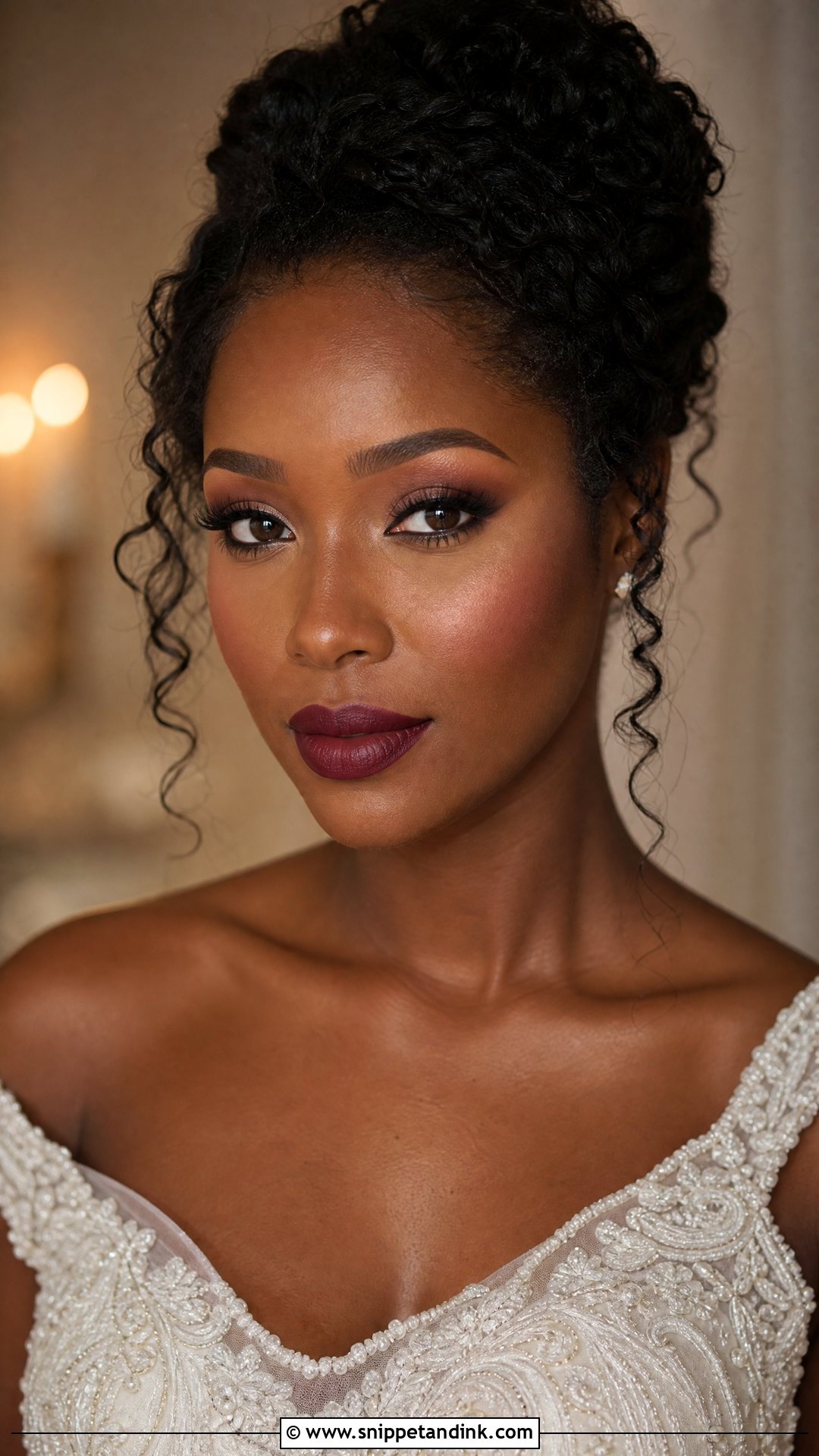 Berry Bridal Lip Color - Snippet and Ink - 20 Bridal Lip Color Ideas