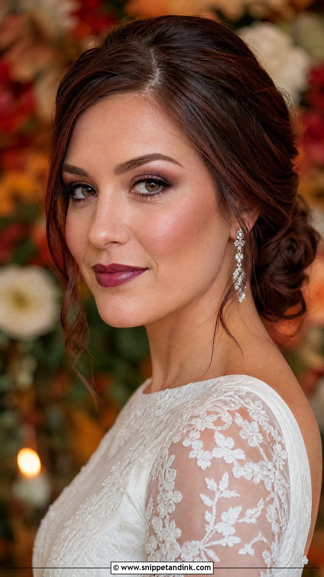 Berry Bridal Makeup - Snippet and Ink - 20 Modern Bridal Makeup Ideas