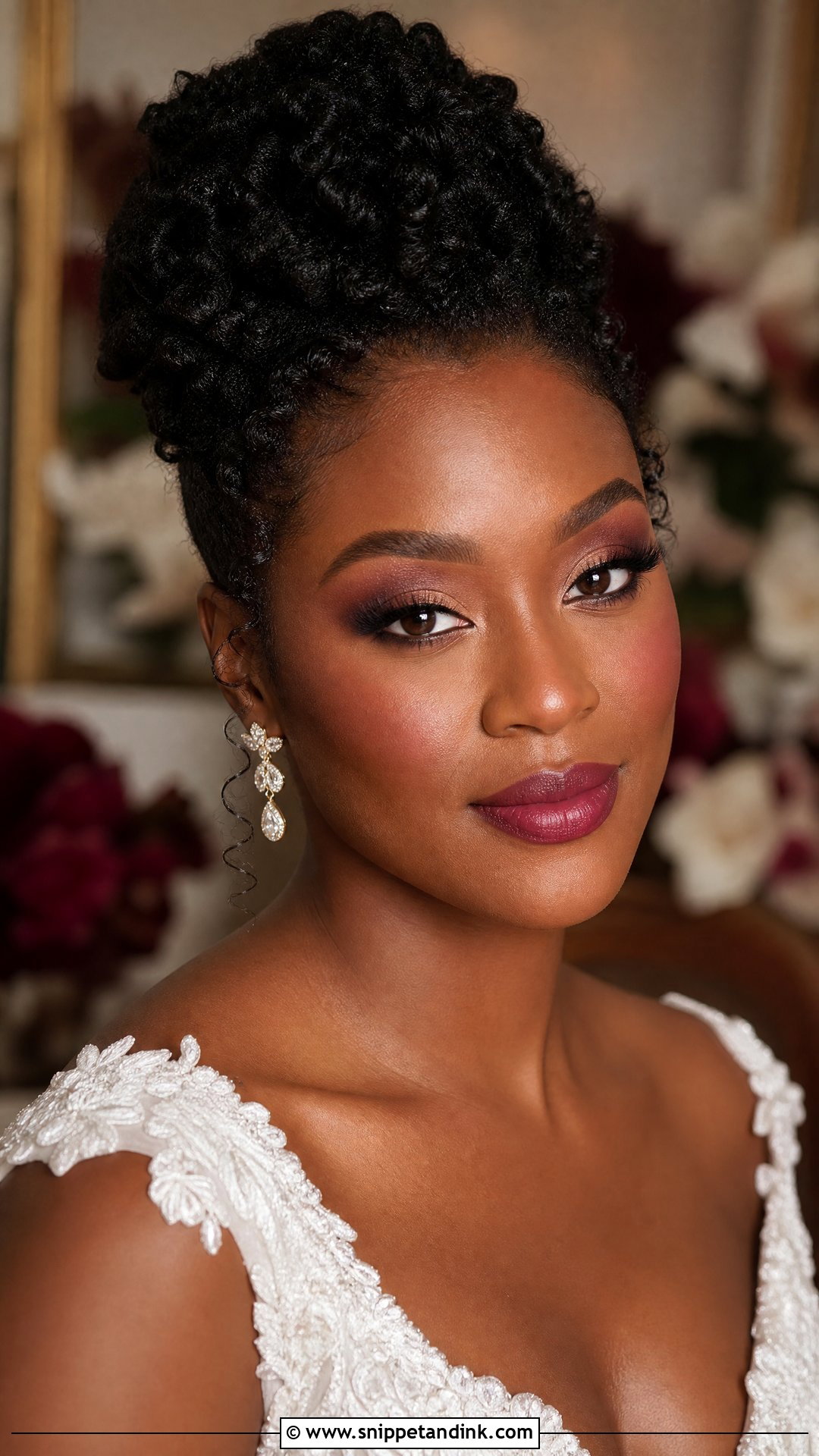 Berry Bridal Makeup - Snippet and Ink - 20 Self Bridal Makeup Ideas
