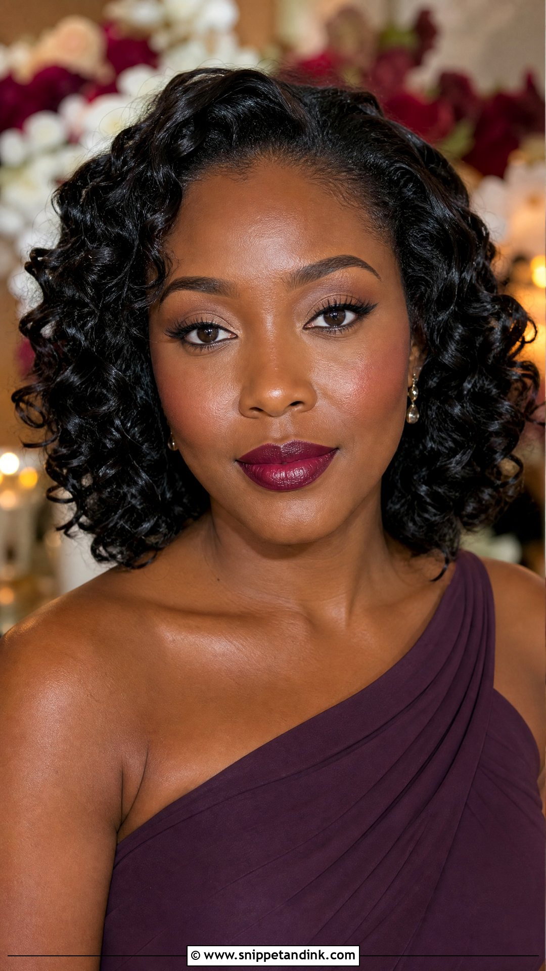 Berry Lip Bride Sister Makeup - Snippet and Ink - 20 Bride Sister Makeup Look Ideas