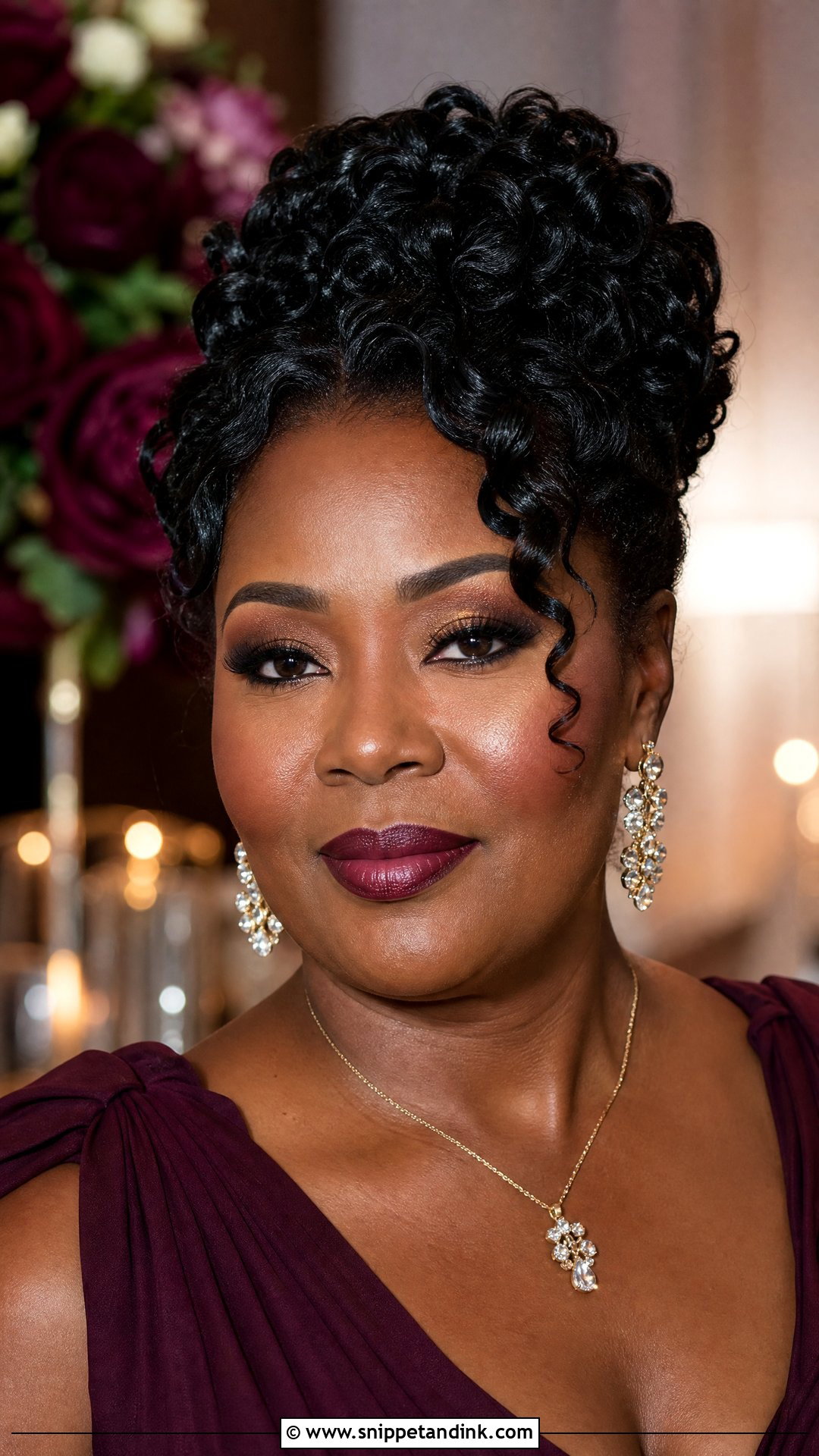 Berry Lip Mother Of Bride Makeup - Snippet and Ink - 30 Mother of Bride Makeup Ideas